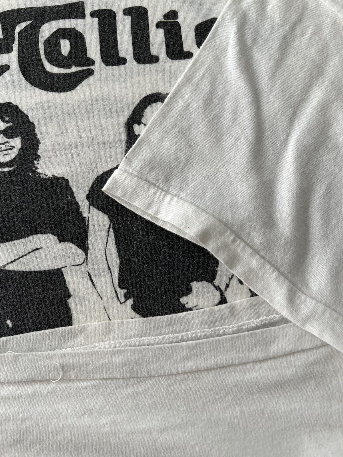 Band Tees Vintage 1993 Metallica Wien Rock Band White T-shirt Size US XL / EU 56 / 4 - 7 Thumbnail