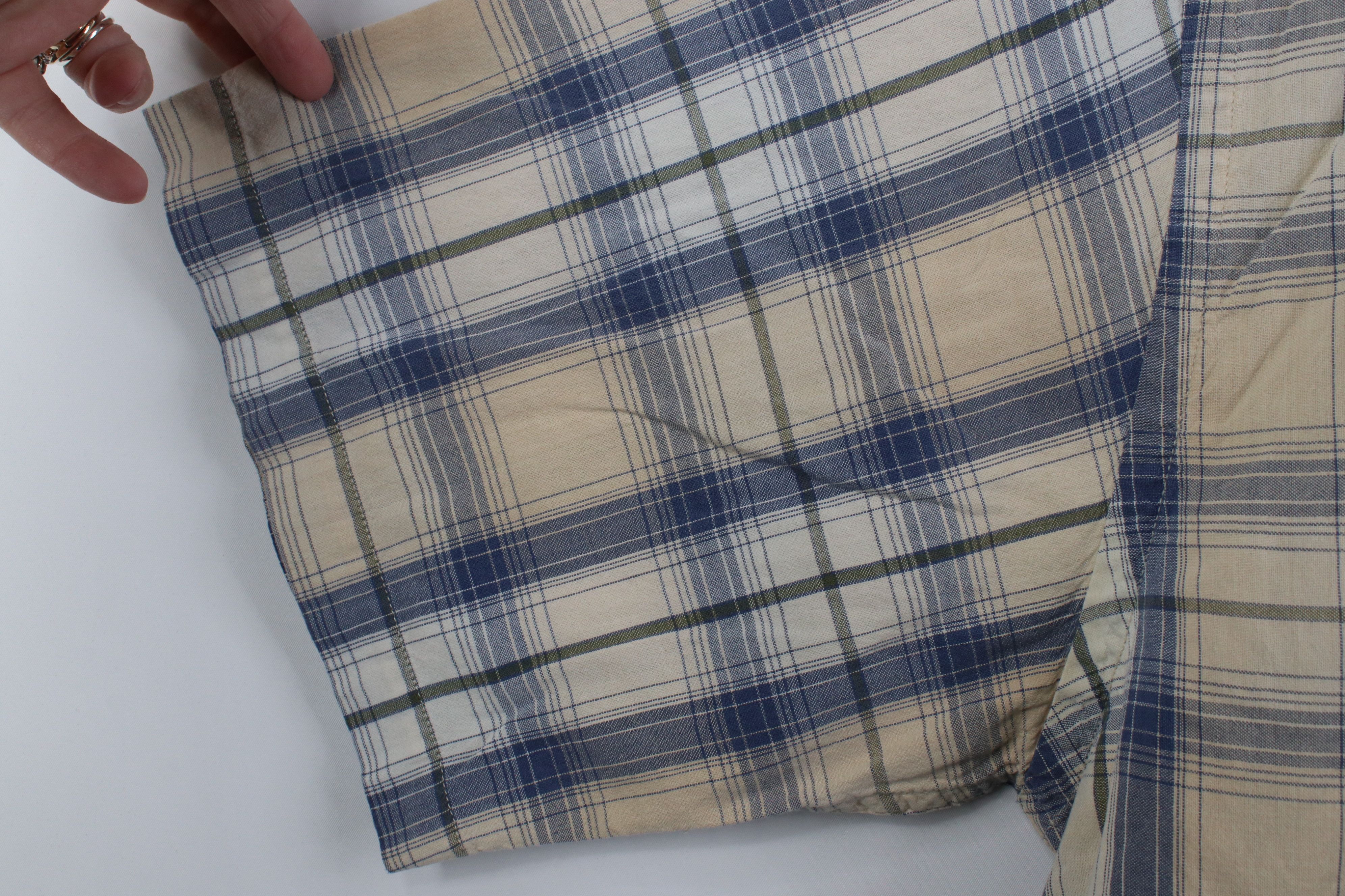 Orvis Vintage 90s Orvis Madras Short Sleeve Button Down Shirt Size US L / EU 52-54 / 3 - 8 Thumbnail