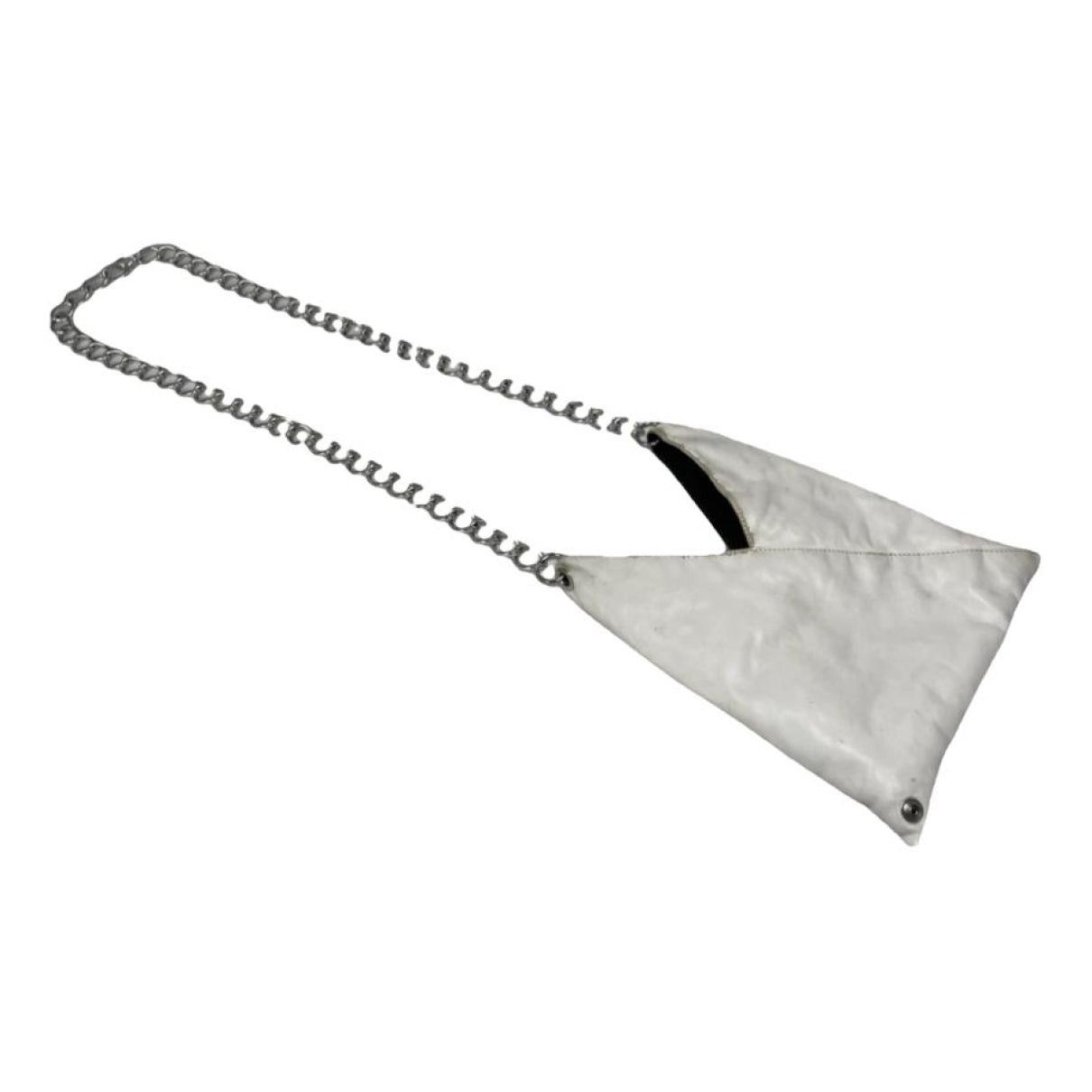 MM6 White Leather Handbag Size ONE SIZE - 1 Thumbnail