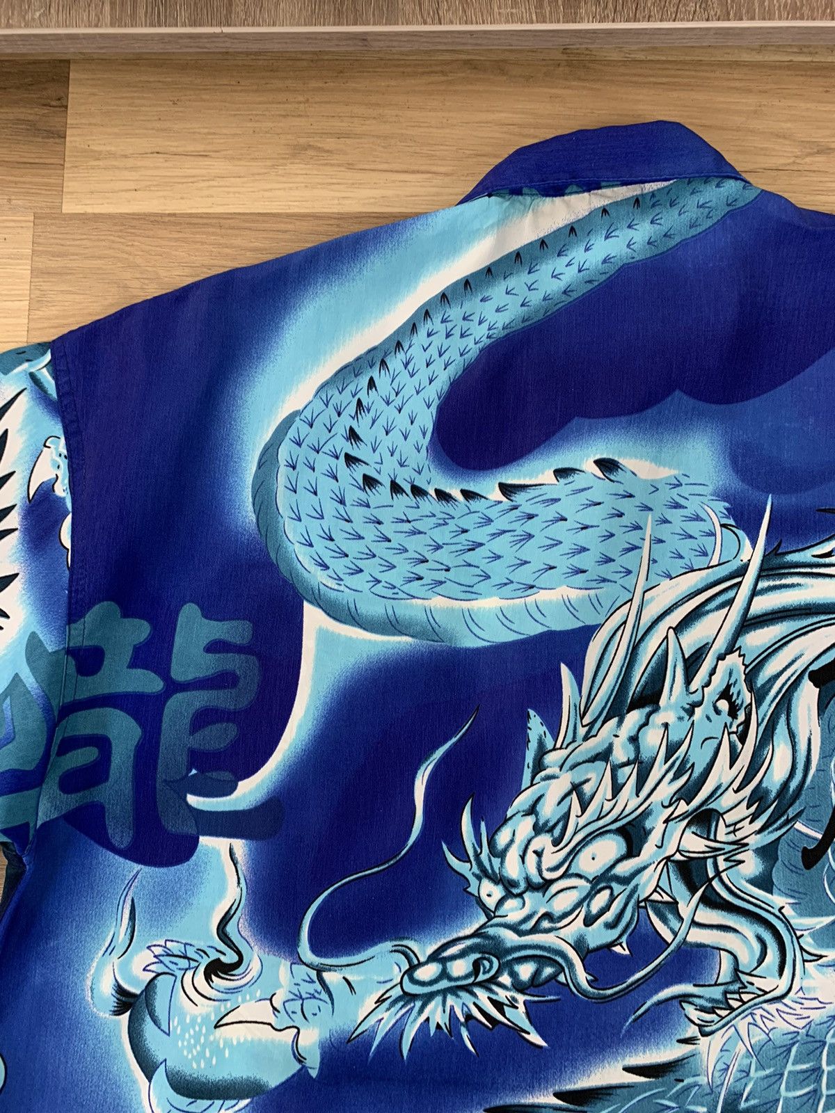 Vintage Vintage Y2K Japanese Style Dragon Button Up Shirt Size US XL / EU 56 / 4 - 15 Thumbnail