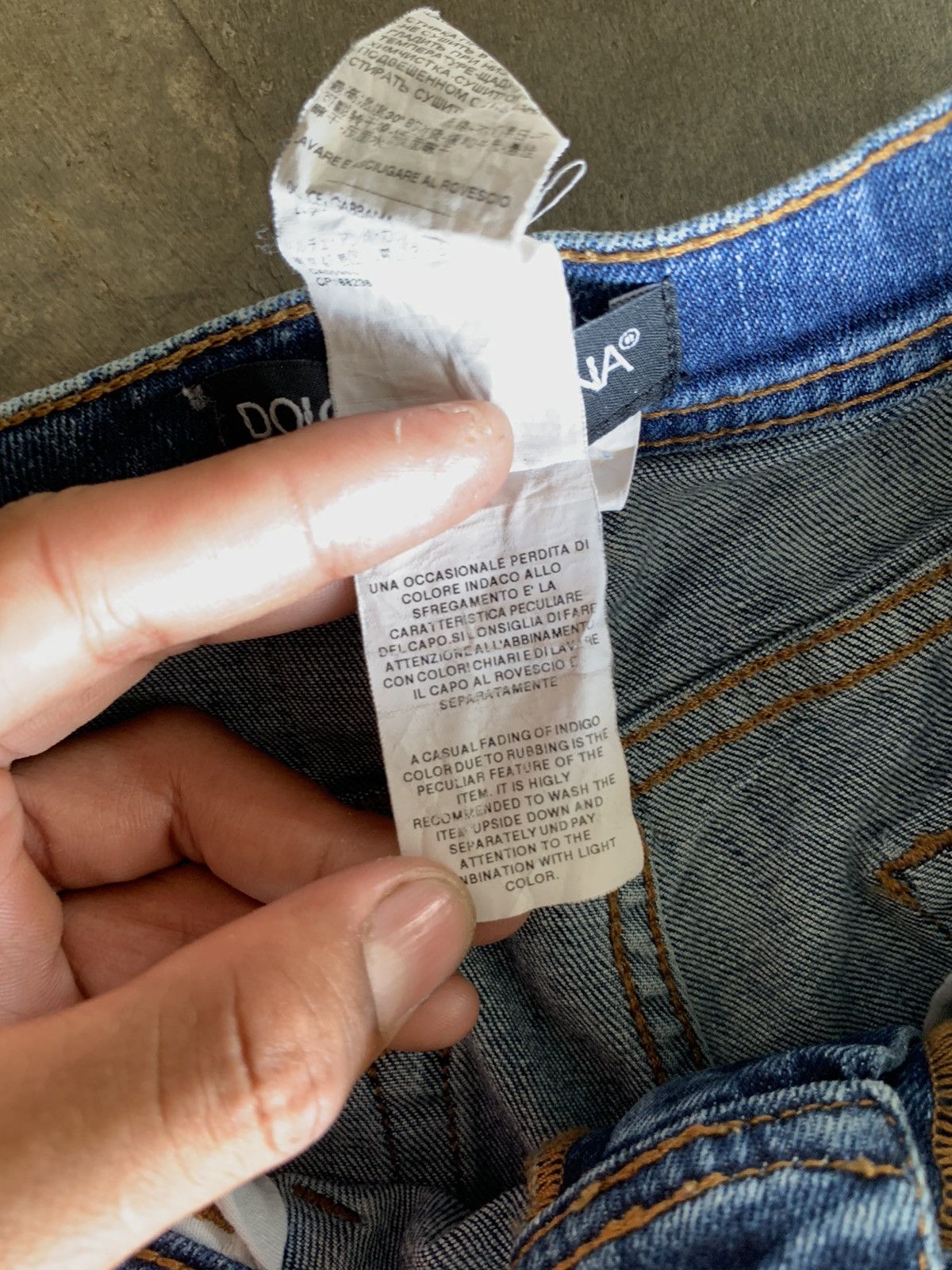 Dolce & Gabbana DOLCE GABBANA DENIM PANTS Size 27" / US 4 / IT 40 - 10 Thumbnail