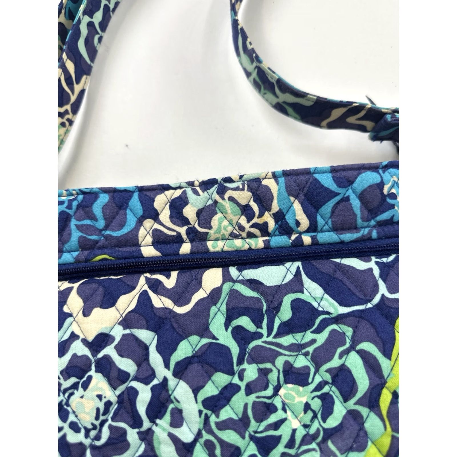 Vera Bradley Vera Bradley Crossbody Bag Katalina Blues Floral Quilted Multicolor Fabric Women's Bag Size ONE SIZE - 5 Thumbnail