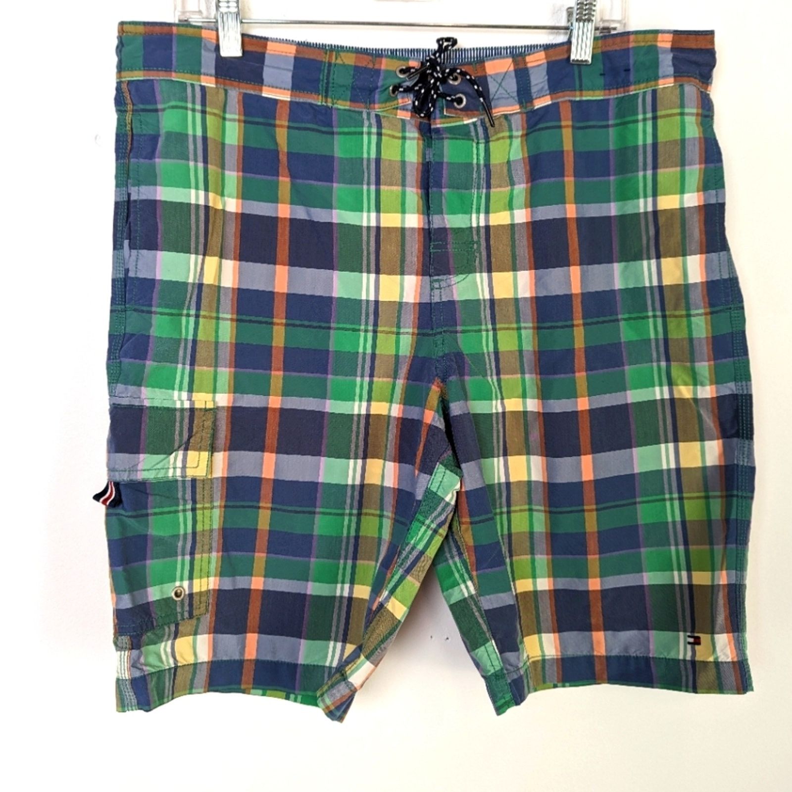 Tommy Hilfiger Tommy Hilfiger Plaid Swim Bottoms M Size US 32 / EU 48 - 1 Thumbnail