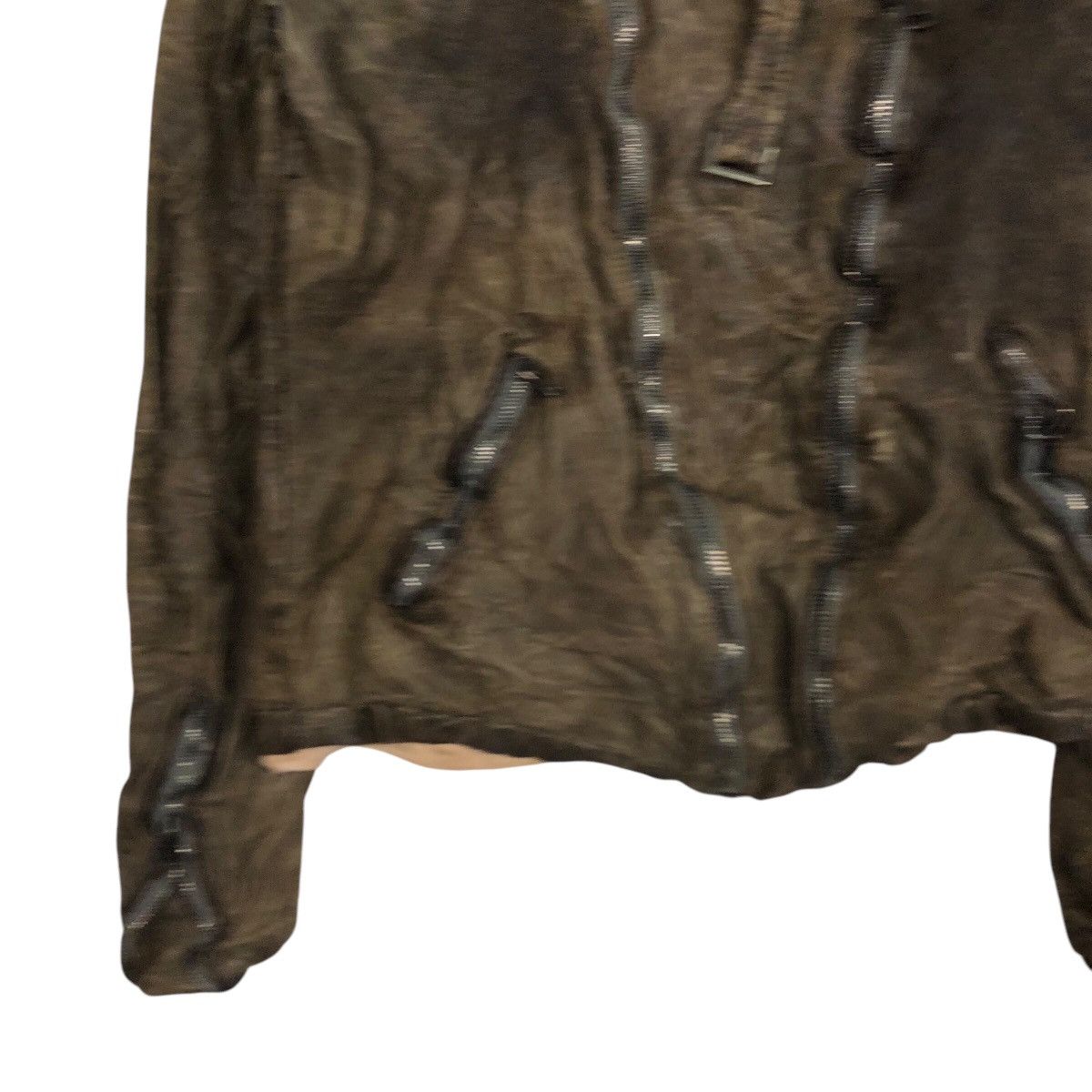 Giorgio Brato Biker Leather Jacket Asymmetrical Zipper Girgio Brato Italy Size L / US 10 / IT 46 - 5 Thumbnail