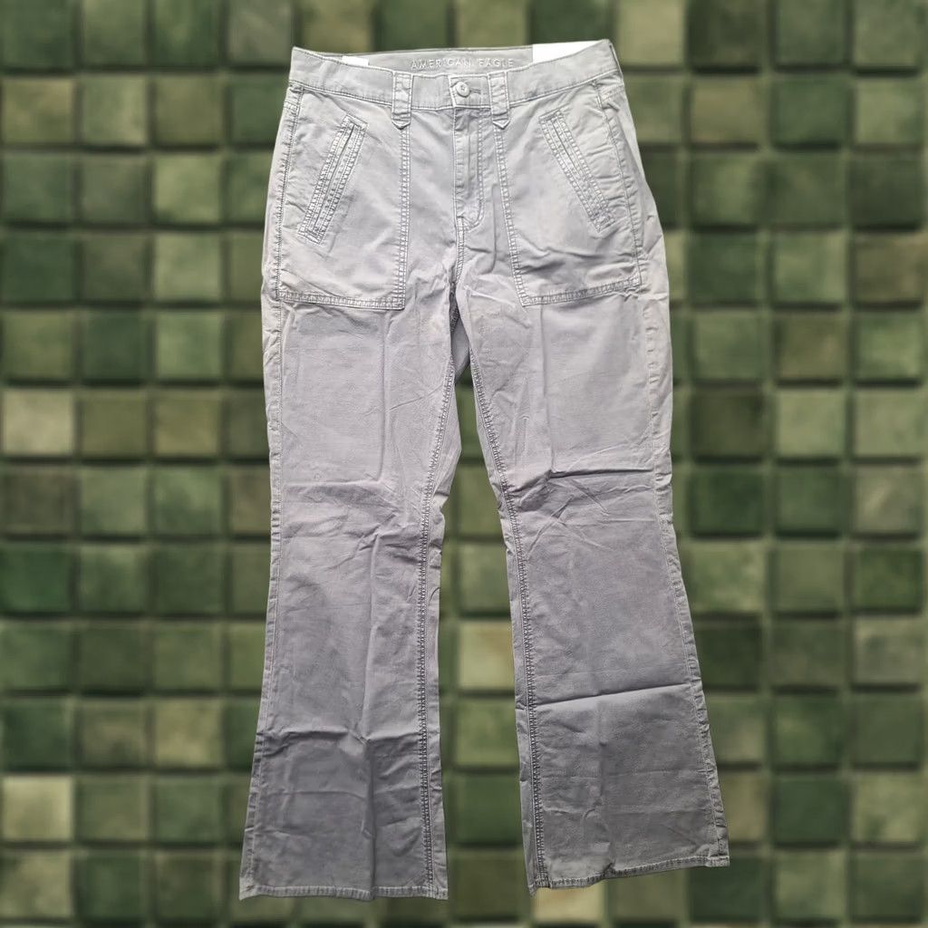 American Eagle Outfitters VINTAGE American Eagle Outfitters Pants Womens 6x31 Regular Flared Leg High Rise Festival 90s Womens Size 28" / US 6 / IT 42 - 1 Thumbnail