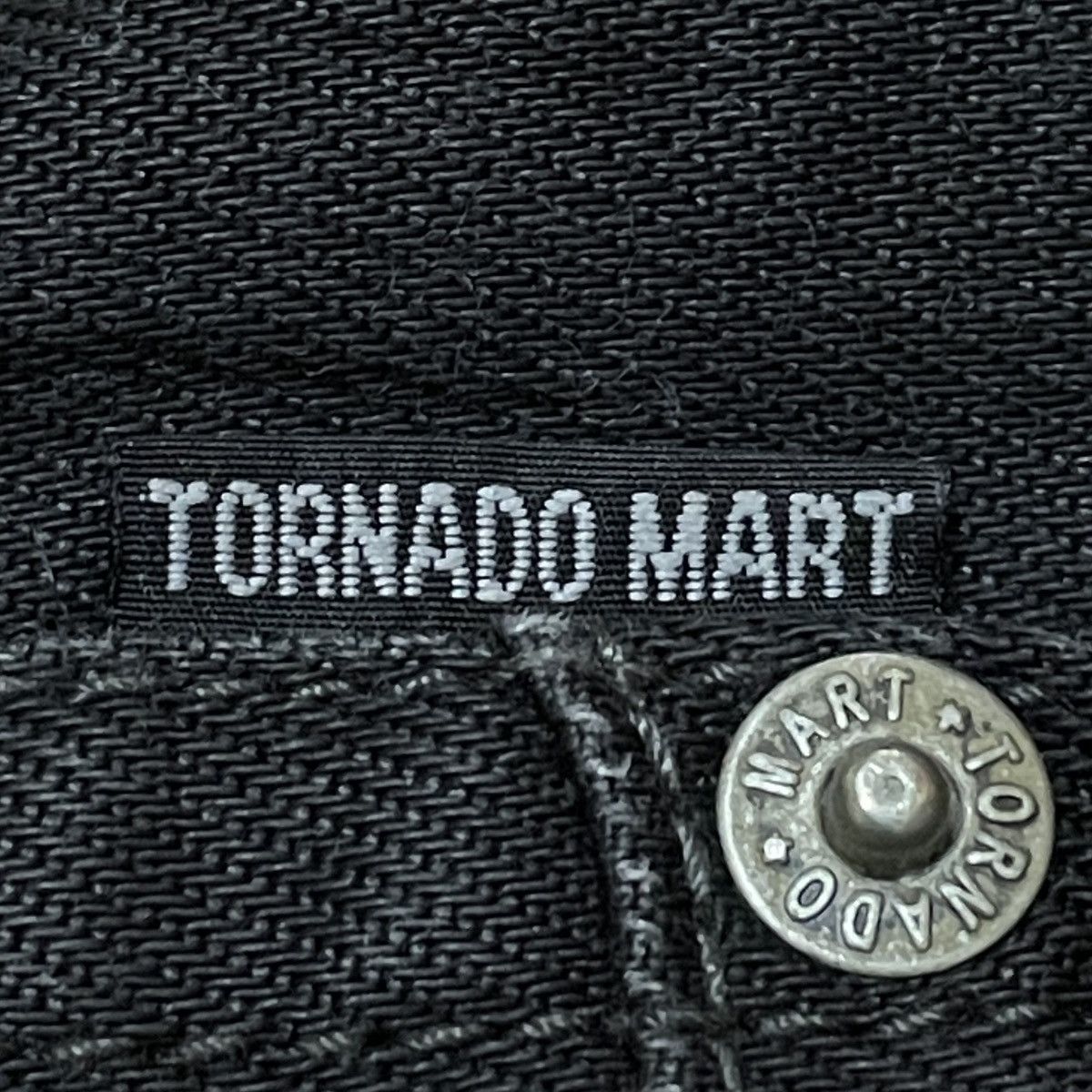 14th Addiction Rare Design Vintage Tornado Mart Flared Waxed Jeans 2000s Size US 28 / EU 44 - 10 Thumbnail