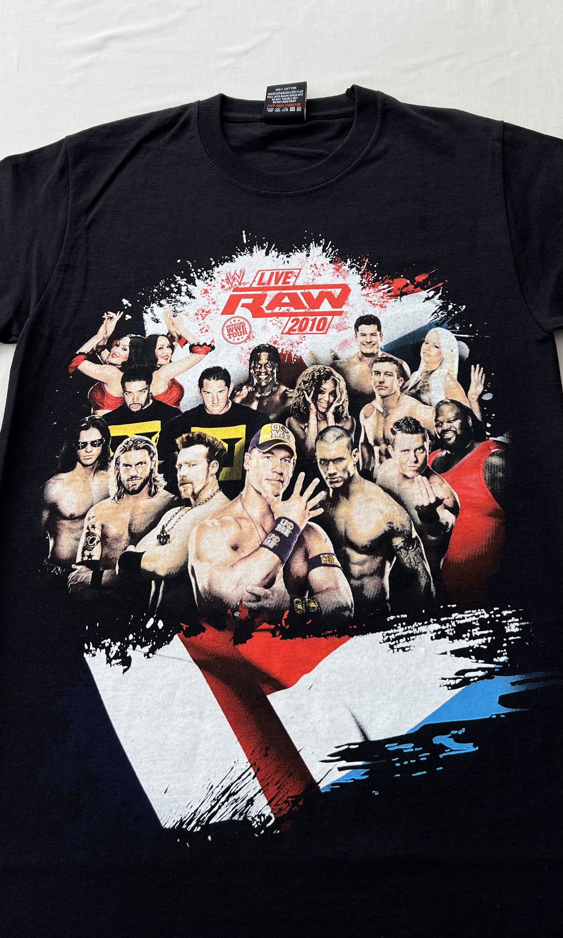 WWE Vintage 2010 WWE Live RAW John Cena Randy Orton T-shirt Size US S / EU 44-46 / 1 - 3 Thumbnail