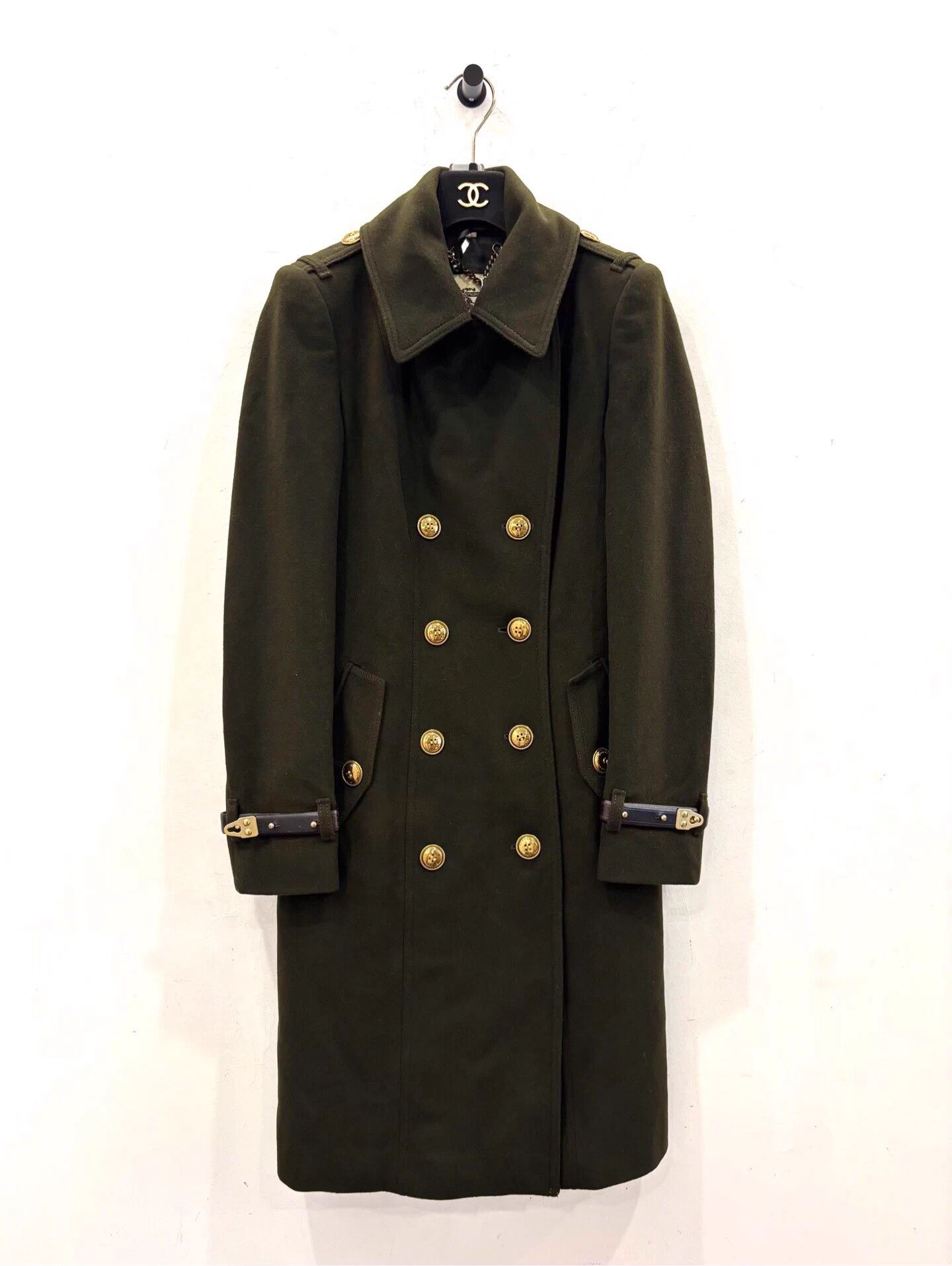 Burberry Burberry London women's green Horseferry coat UK4 Size XS / US 0-2 / IT 36-38 - 1 Thumbnail