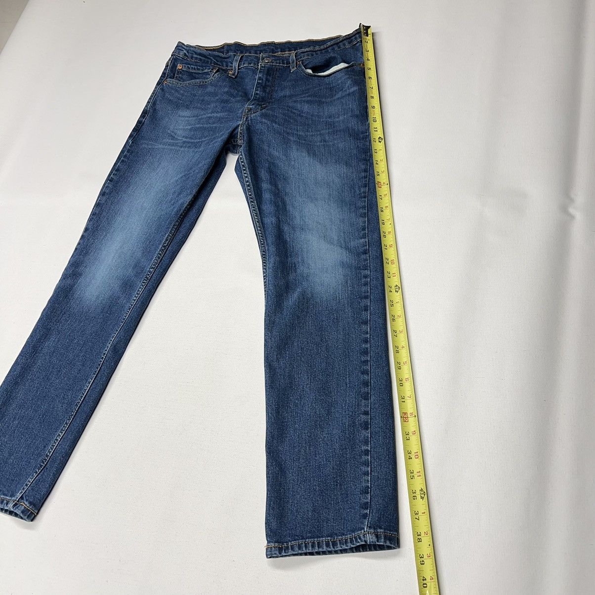 Levi's Levis Premium 511 Jeans Slim Fit Denim Blue Faded Washed Size US 34 / EU 50 - 14 Thumbnail