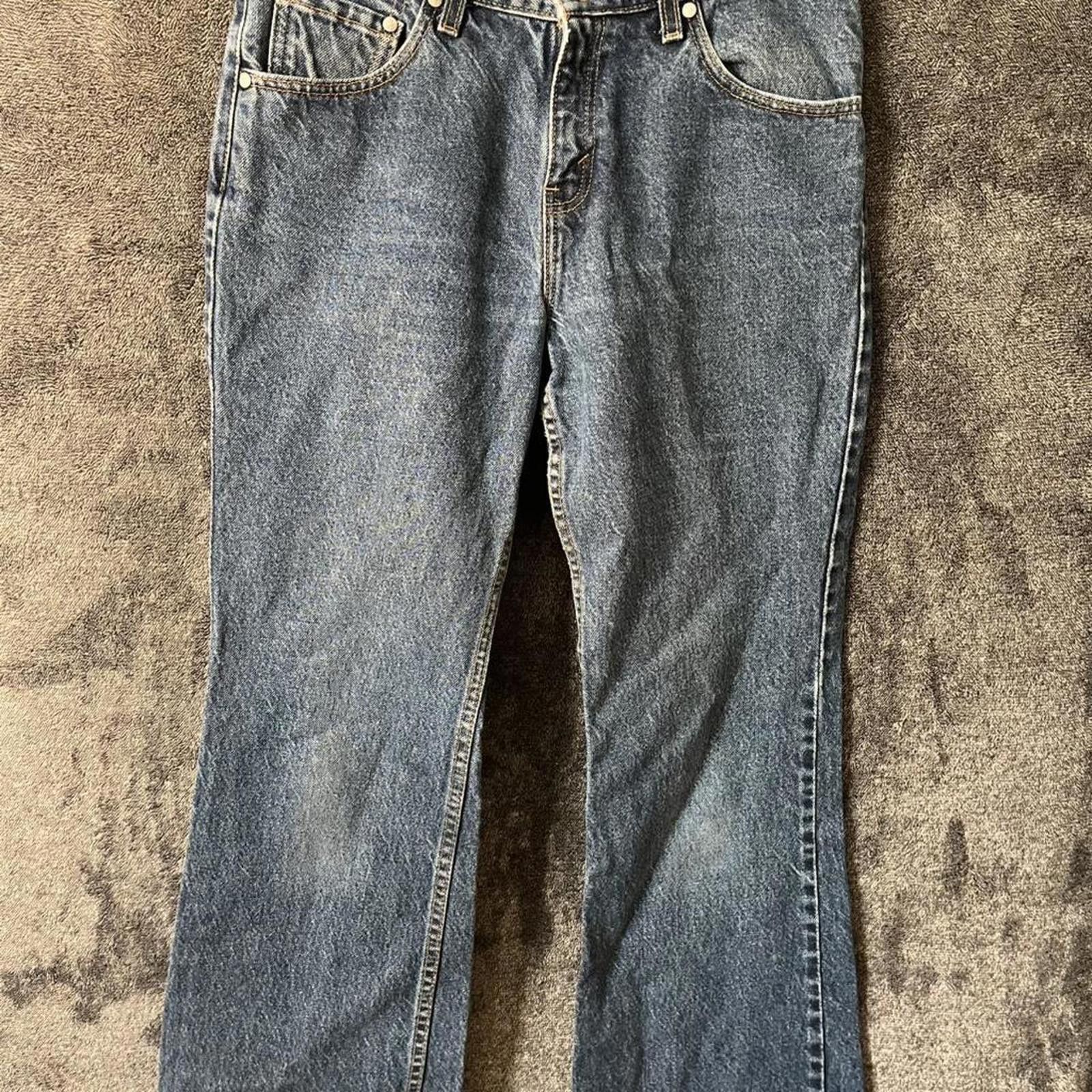 Levi's Vintage 90s SilverTab Hipster Flare Jeans 7JR M Size 30" / US 8 / IT 44 - 1 Thumbnail