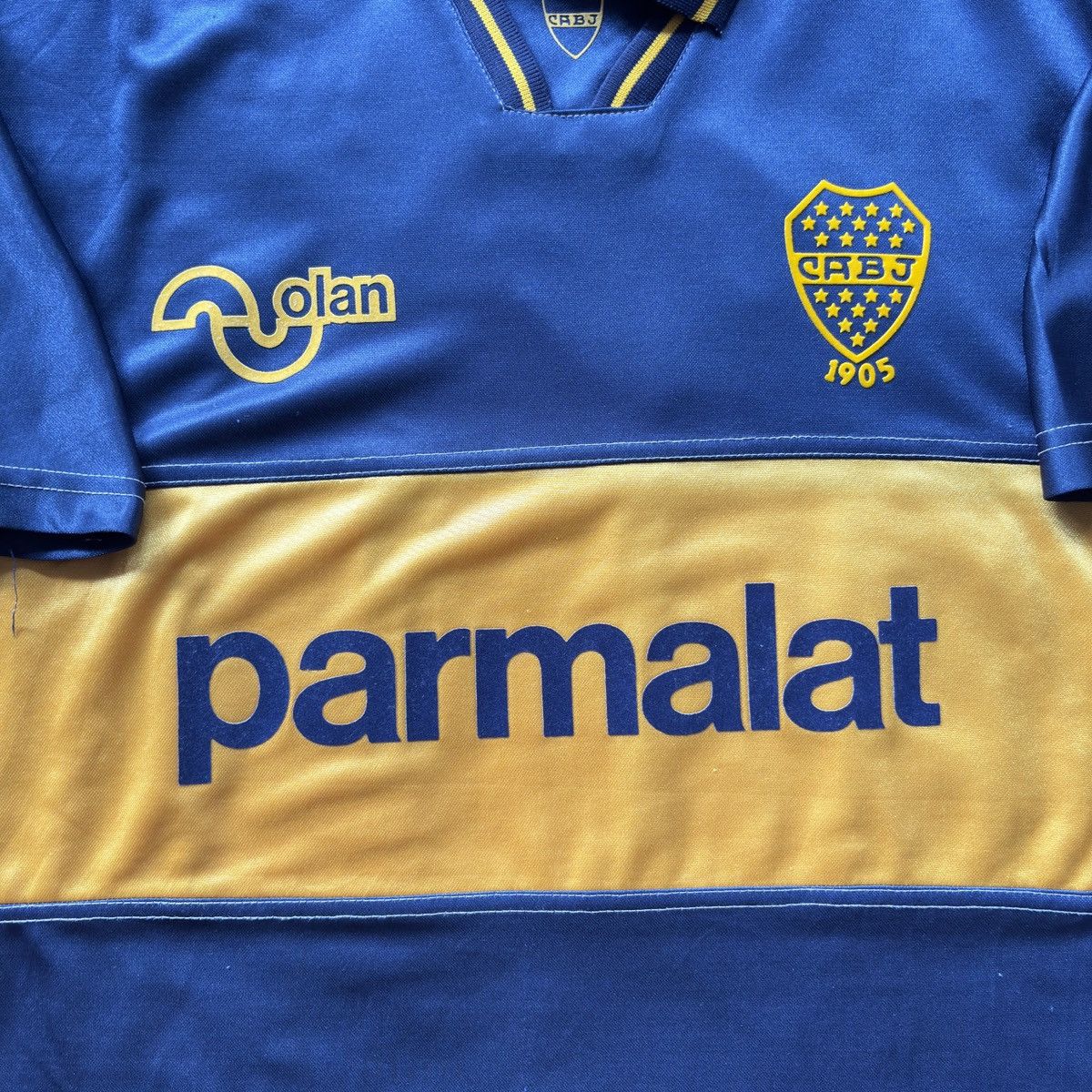 Vintage Boca Junior Home 1994 Maradona#10 Soccer Jersey Size US L / EU 52-54 / 3 - 5 Thumbnail
