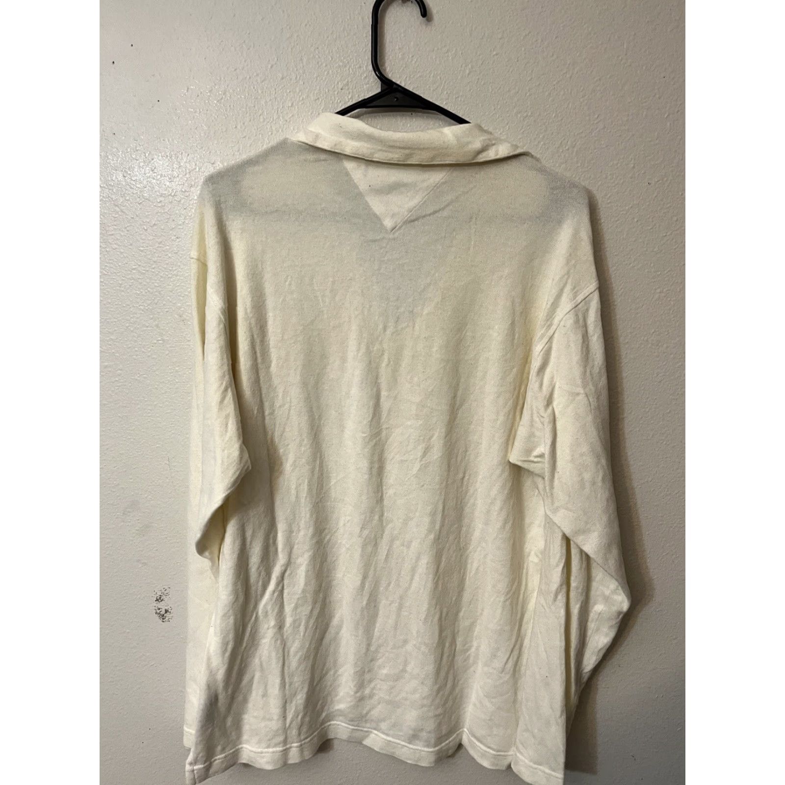 Tommy Hilfiger VINTAGE Tommy Hilfiger Polo Shirt Mens Small White L/S Shirt Casual 100% Cotton Logo Button Contrasting Trim Decade 90s (if applicable) Mens Size US S / EU 44-46 / 1 - 3 Thumbnail