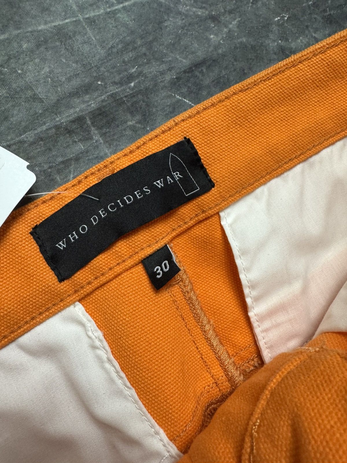 Who Decides War Who Decides War Moto Denim in Orange Size US 30 / EU 46 - 12 Thumbnail