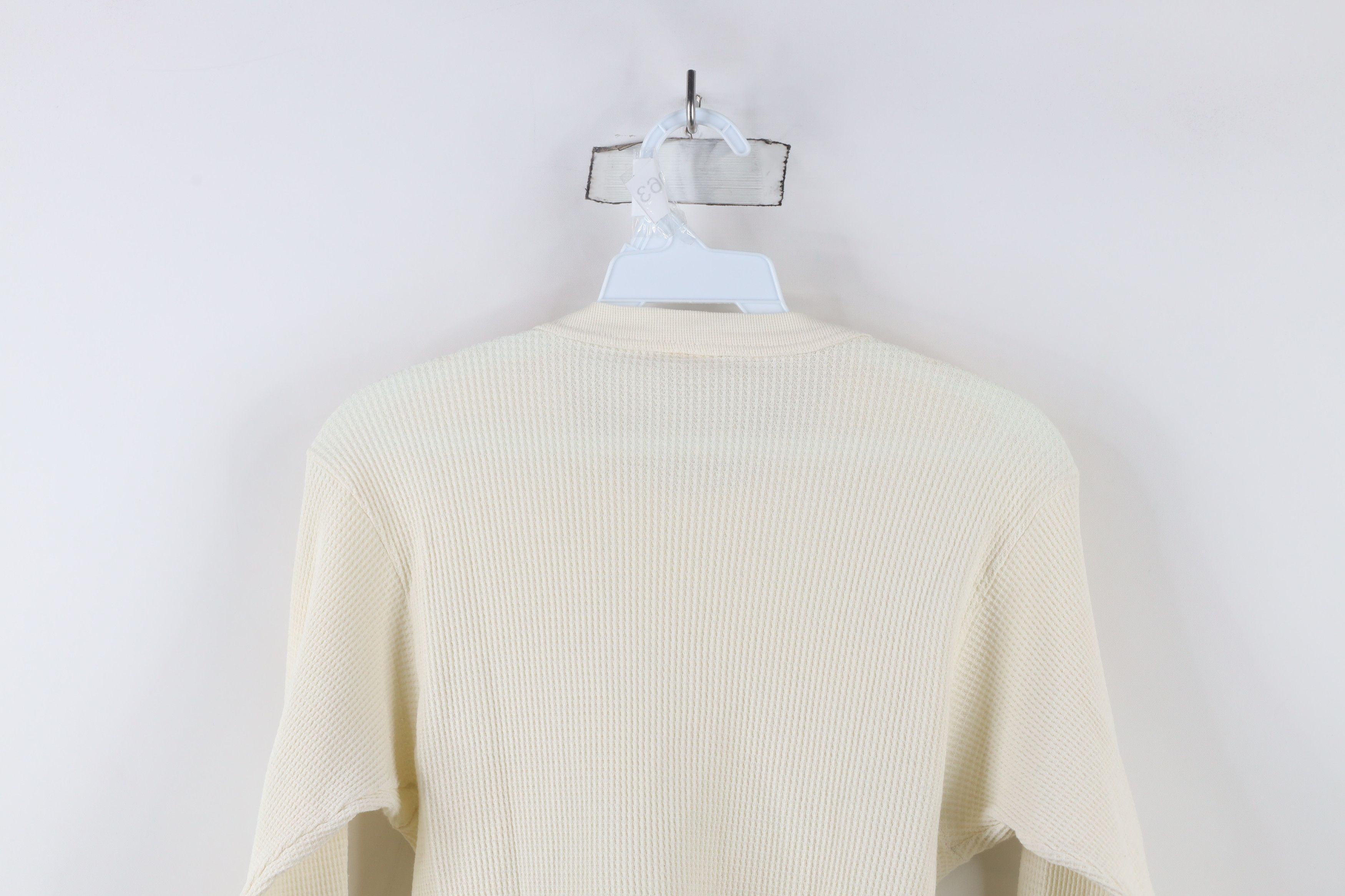Hanes × Vintage Vintage 70s Hanes Waffle Knit Long Sleeve T-Shirt USA Size US M / EU 48-50 / 2 - 7 Thumbnail