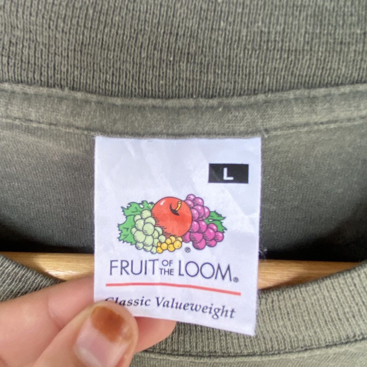 Other Vintage Fruit Of The Loom Logo Printed Sweatshirt Green Size US L / EU 52-54 / 3 - 8 Thumbnail