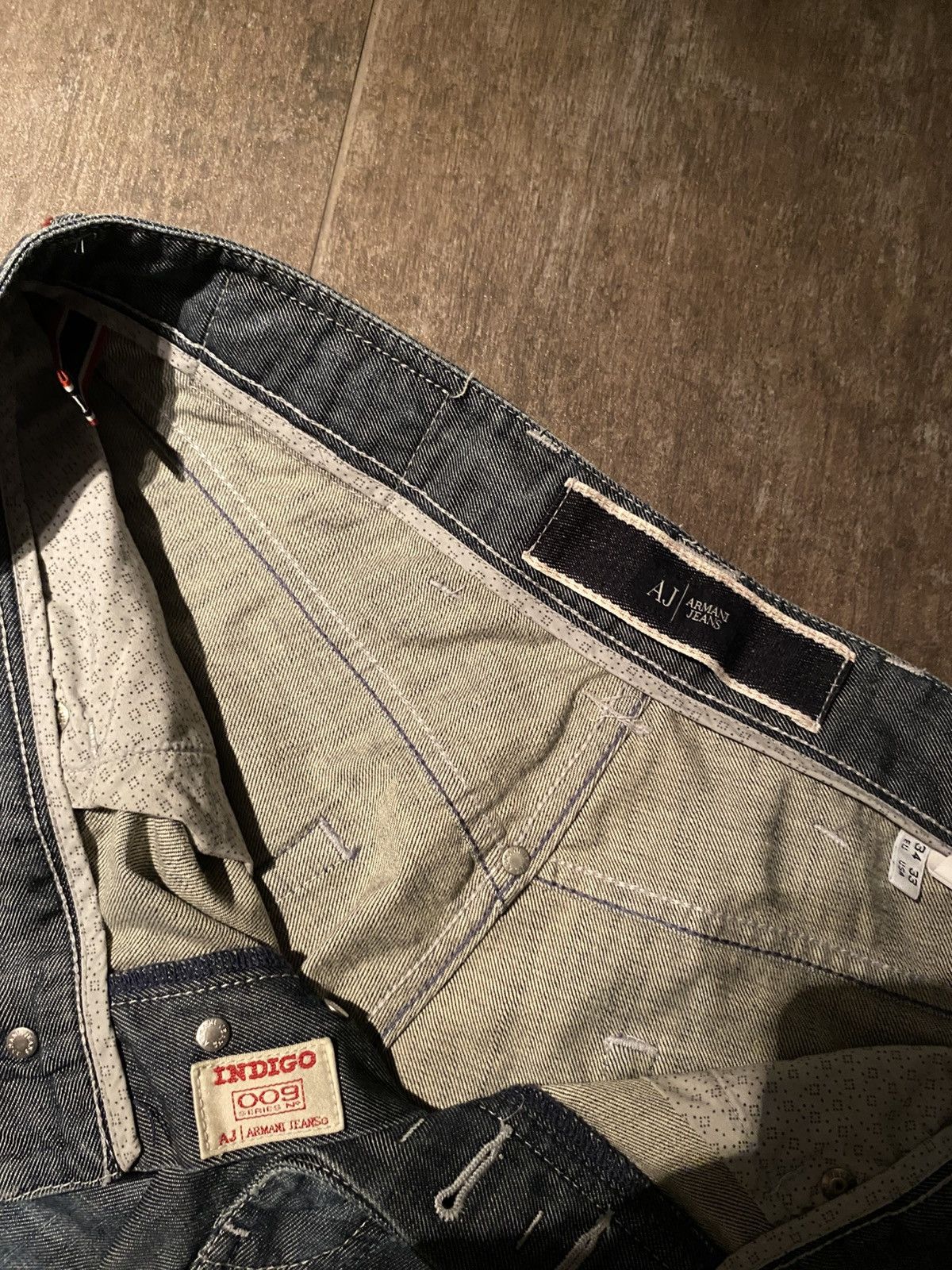 Armani Vintage Armani Jeans | Blau/Grau | Größe 34 | Wie neu Size US 34 / EU 50 - 10 Thumbnail
