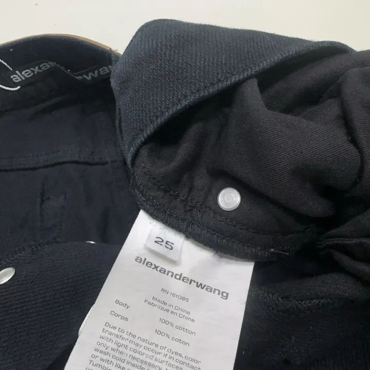 Alexander Wang Alexander Wang Black Wide-Leg Cargo Jeans - Size 25" / US 0 / IT 36 - 2 Thumbnail