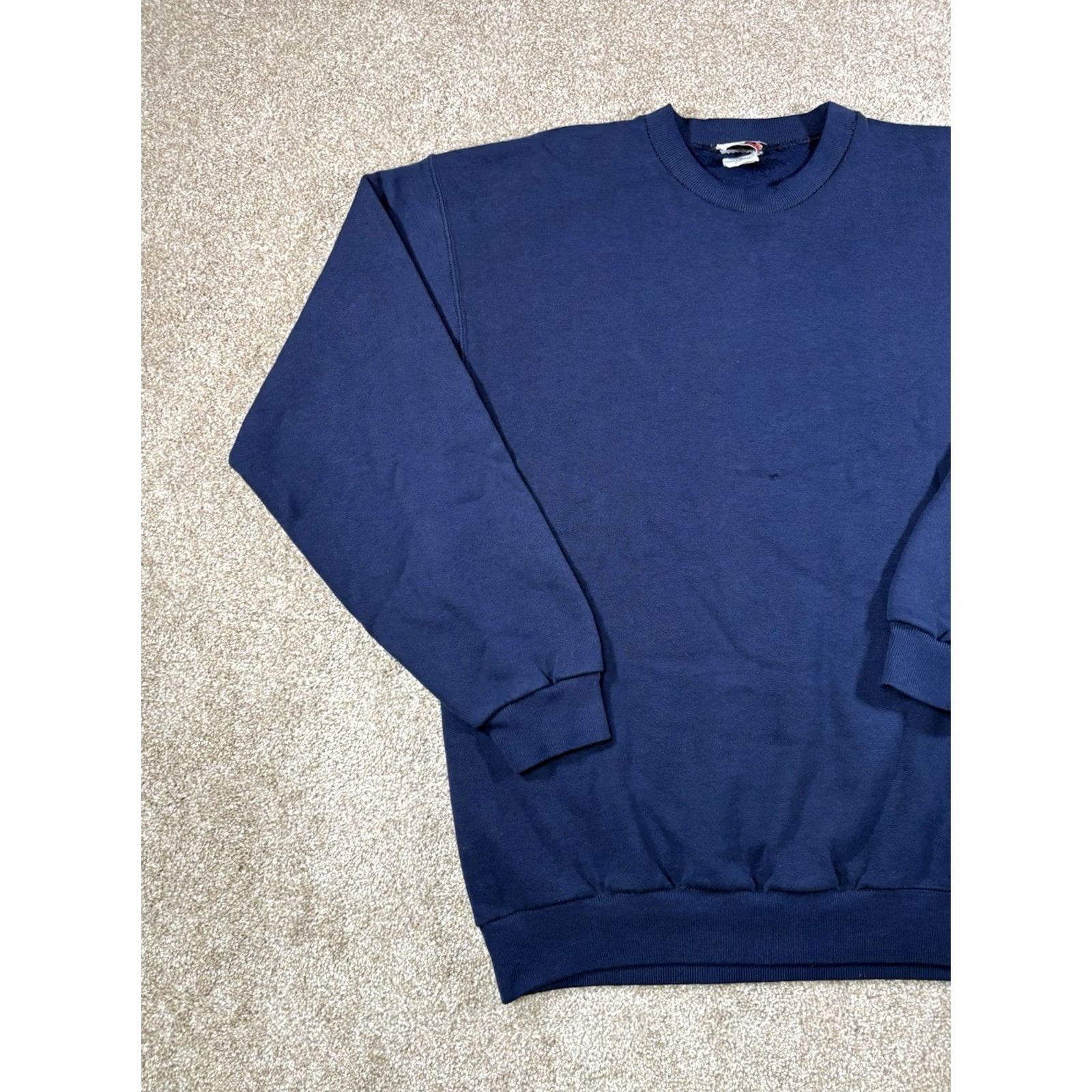 Wilson VINTAGE Wilson Staff Men's Navy Blue Crewneck Pullover Sweatshirt M Blue Logo 90s USA Mens Size US M / EU 48-50 / 2 - 2 Thumbnail