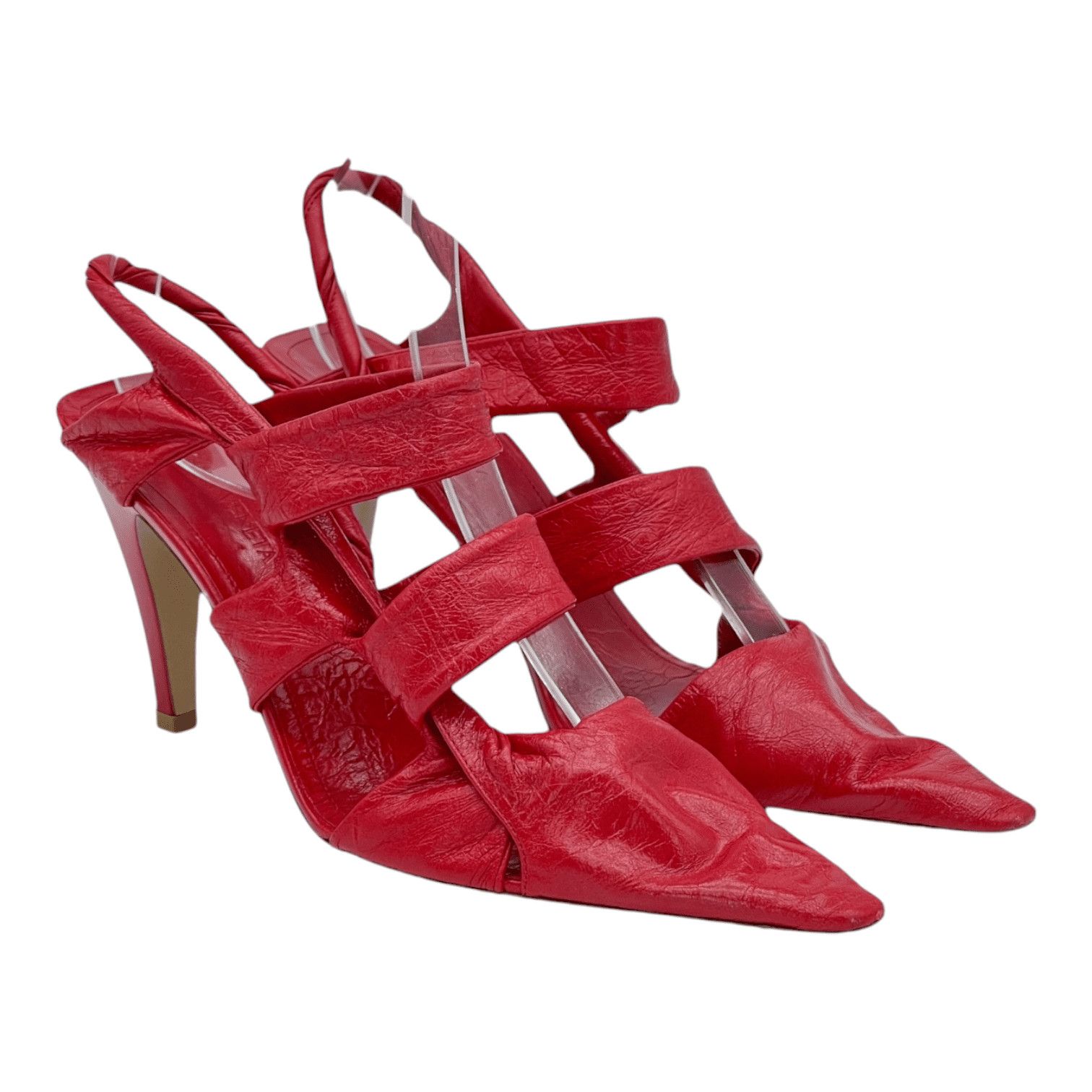 Bottega Veneta o1y0725 Slingback Pumps in Red Size US 5 / IT 35 - 2 Thumbnail