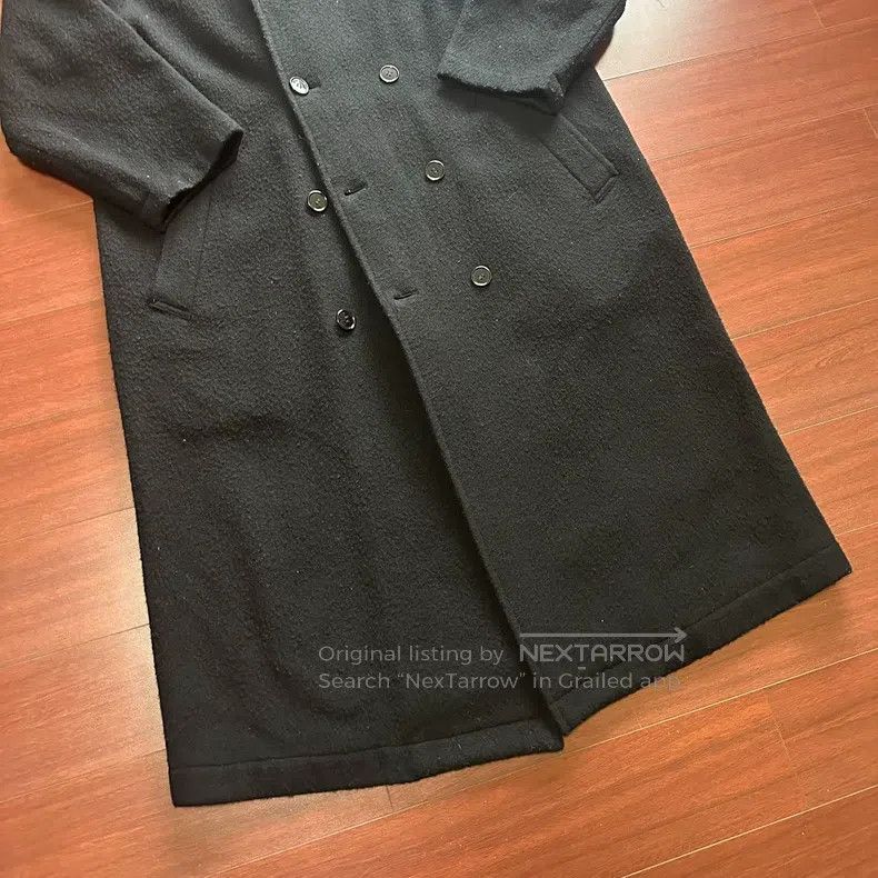 Other Comme Des Garcons Vintage black woolen long trench coat Size L / US 10 / IT 46 - 8 Thumbnail