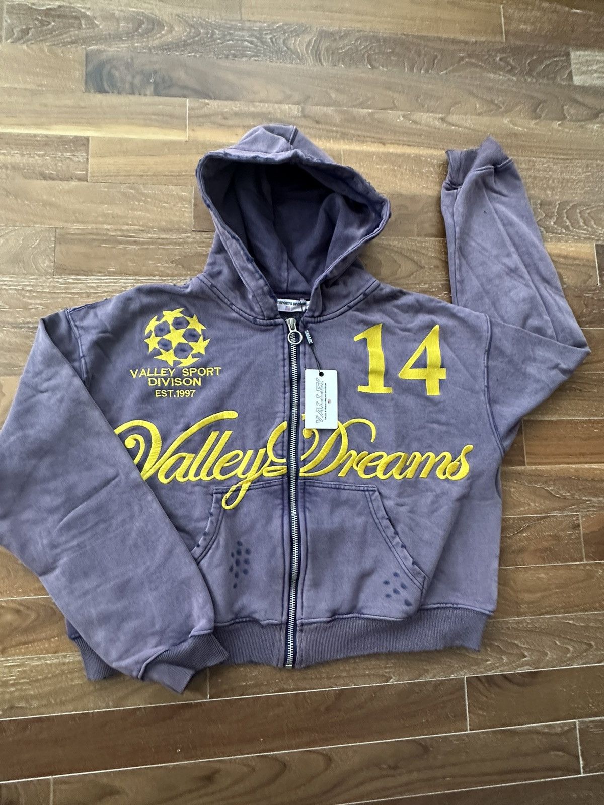 Streetwear × Vale × Vintage Vale/Valley Dreams 14 zip up hoodie 
