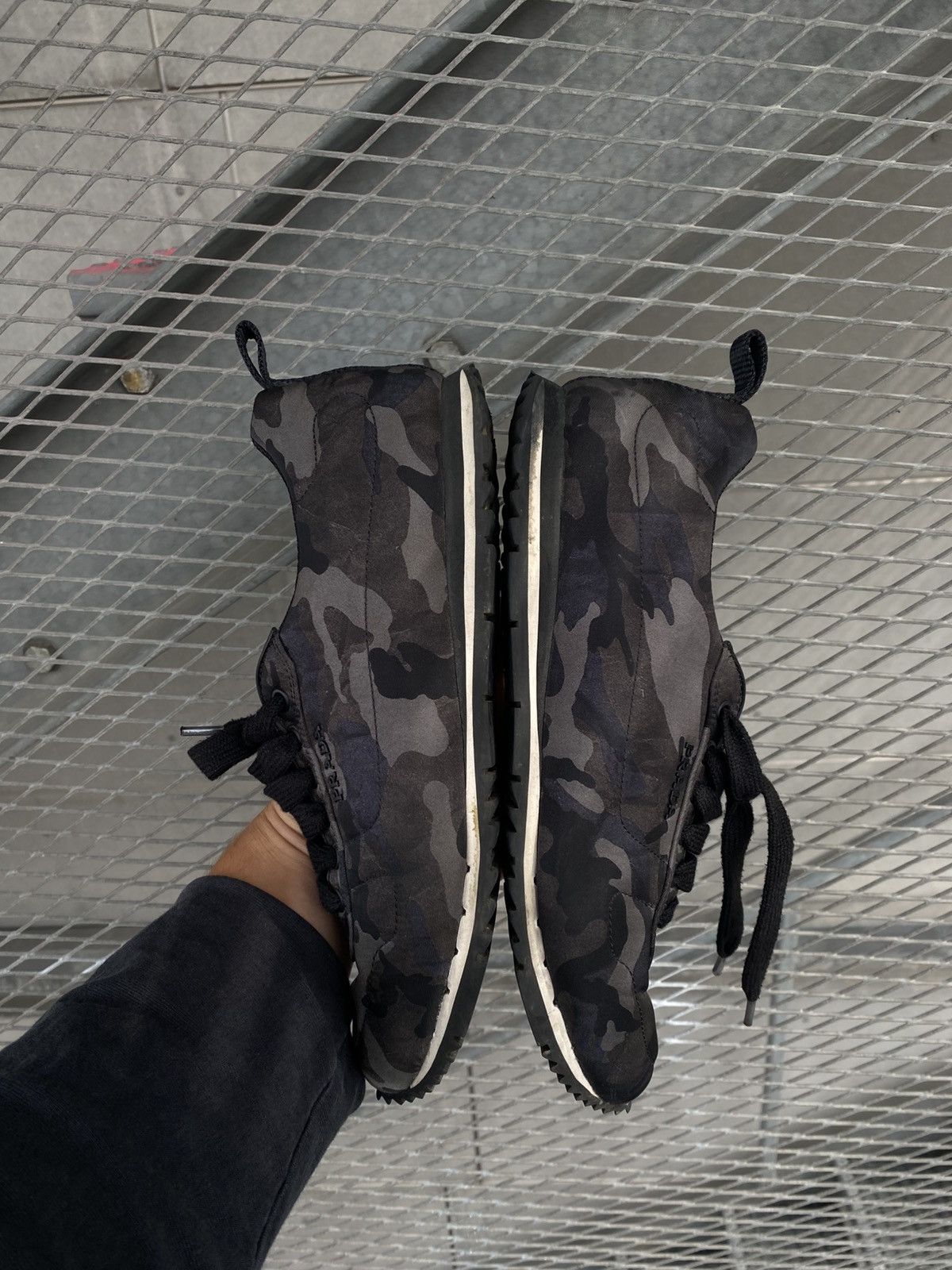 Prada Prada Logo Camo Red Tab Sneakers Size US 8 / EU 41 - 5 Thumbnail