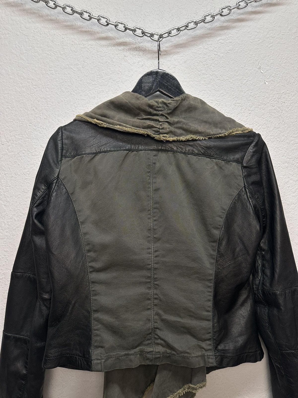 Marithe + Francois Girbaud Freaky Nations leather jacket Avantgarde Gothic Military Size M / US 6-8 / IT 42-44 - 14 Thumbnail
