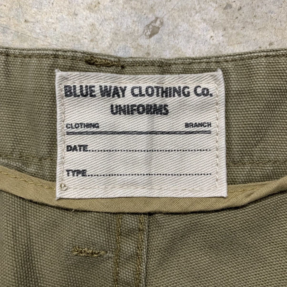 Japanese Brand × Vintage Vtg Blueway Clothing Uniform cargo double knee pants Size US 33 - 9 Thumbnail