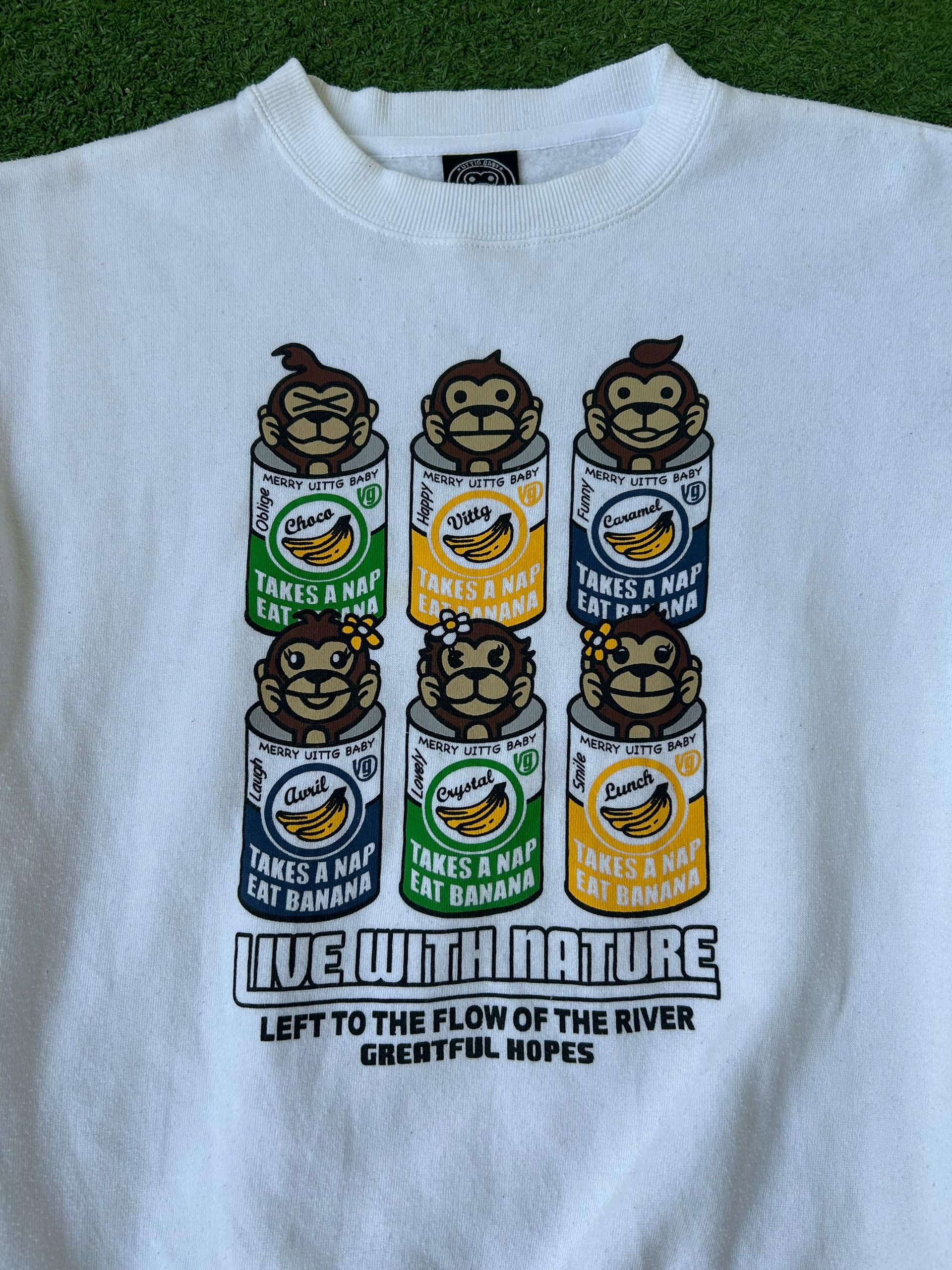 Designer × Japanese Brand Live With Nature Uttig Baby Vintage Hoodies Size US M / EU 48-50 / 2 - 2 Thumbnail