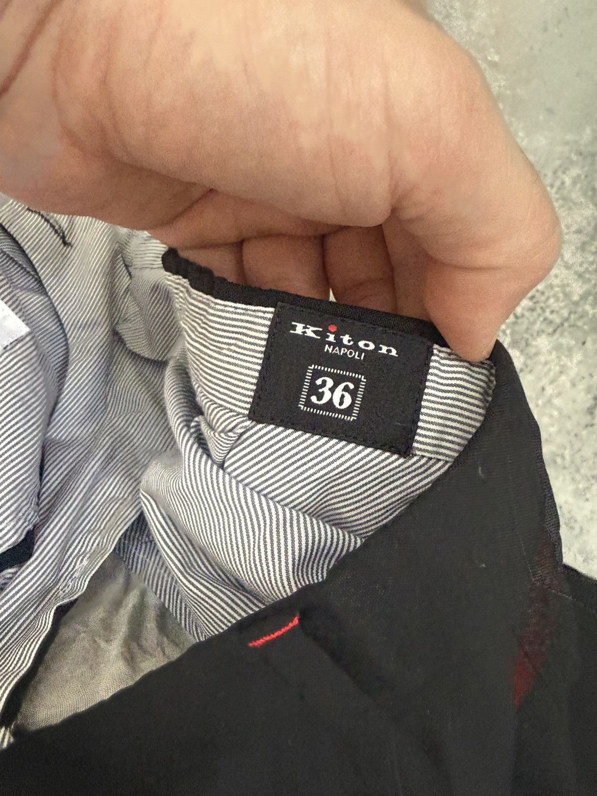 Kiton Kiton Napoli Italian Lightweight Oldmoney Wool Trackpants Size US 36 / EU 52 - 8 Thumbnail