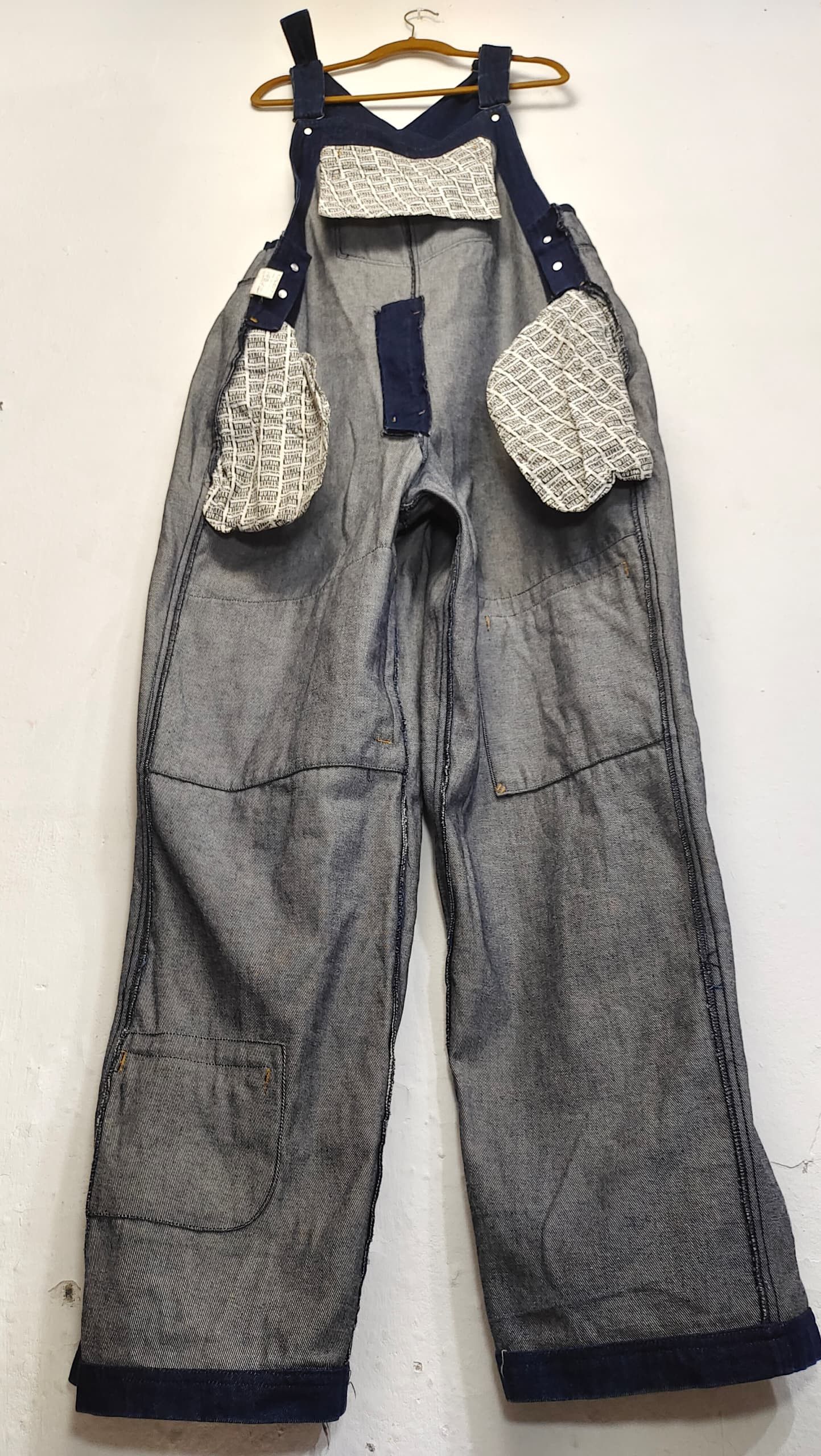 Vision Streetwear VINTAGE VISION STREETWEAR OVERALL BIB DENIM Size US 42 / EU 58 - 8 Thumbnail
