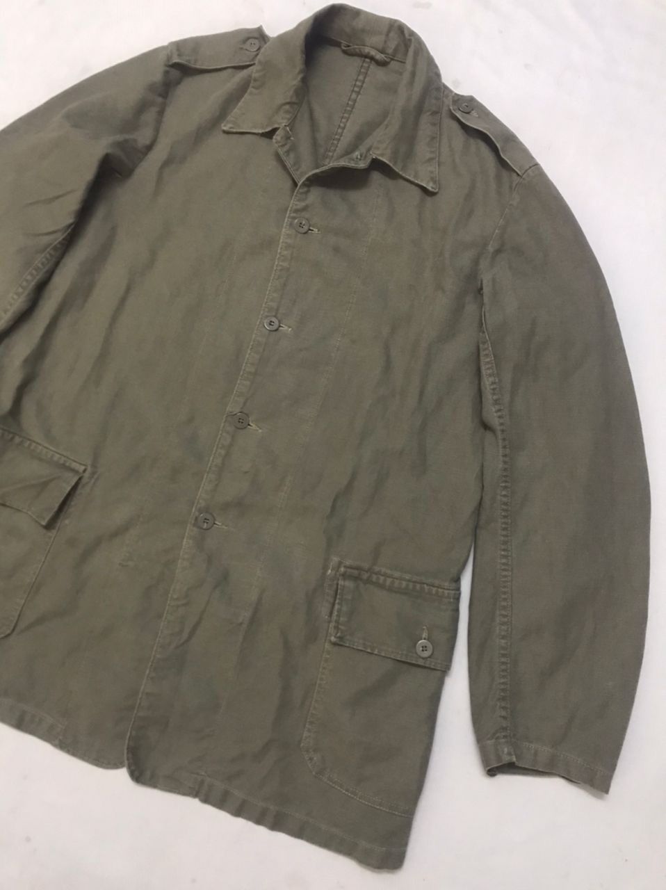 Vintage Vintage 60s 70s Swedish Army Chore Coat Size US L / EU 52-54 / 3 - 4 Thumbnail