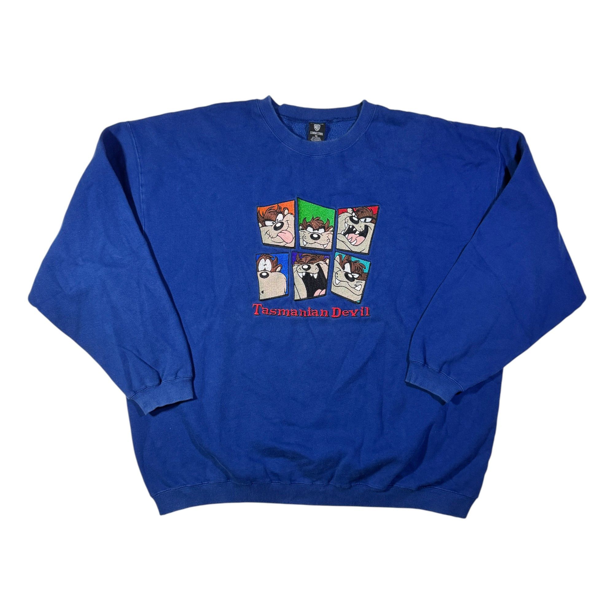 Warner Bros Vintage 1996 Tasmanian Devil Sweatshirt Size US XXL / EU 58 / 5 - 1 Thumbnail