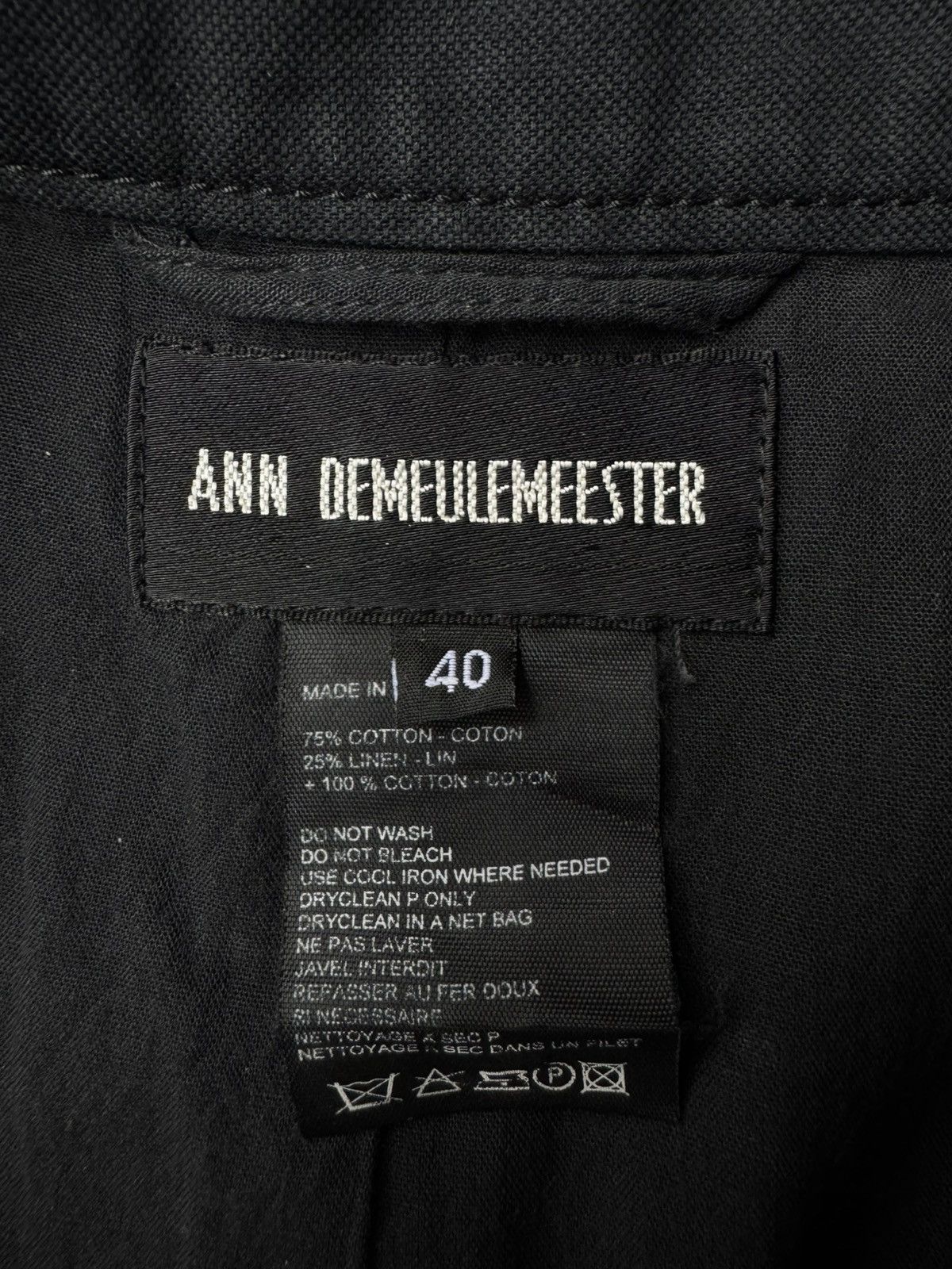 Ann Demeulemeester Ann Demeulemeester SS03 Asymmetrical Biker Belted Vest Size US S / EU 44-46 / 1 - 11 Thumbnail