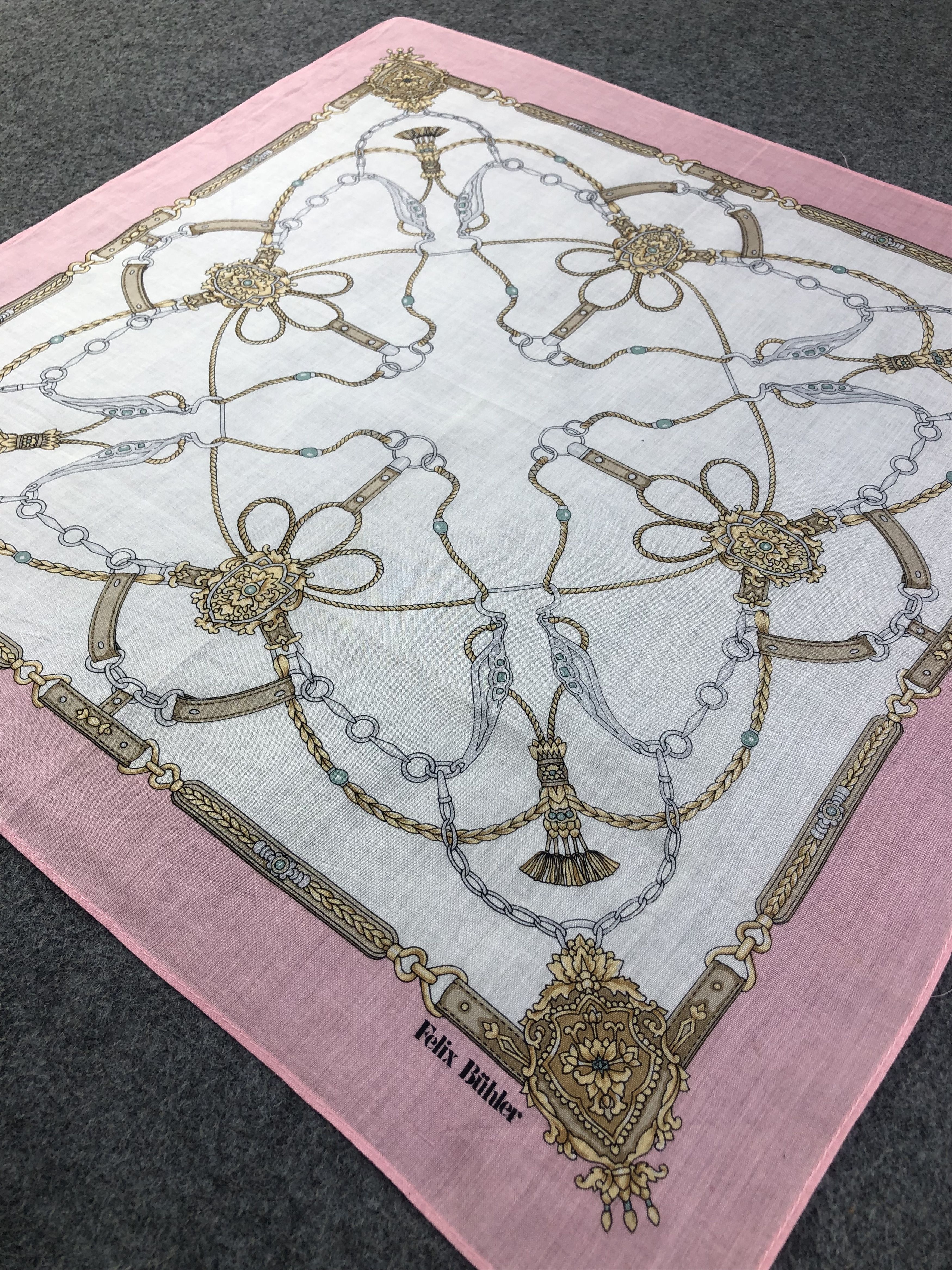 Vintage Felix Buhler Handkerchief / Bandana / Neckerchief Size ONE SIZE - 4 Thumbnail