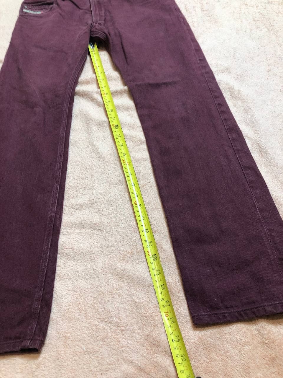 Diesel DIESEL KROOLEY Mens Jeans Denim 100% Cotton Slim Carrot Fit Size US 30 / EU 46 - 11 Thumbnail