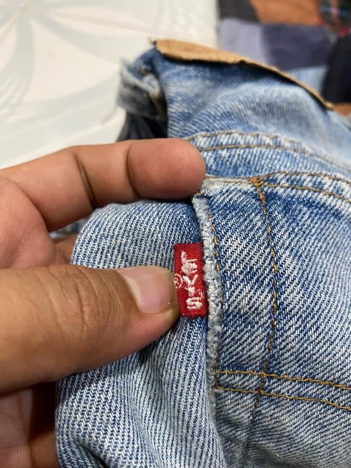 Levi's Vintage Levis 501 Jeans Rindem Patchwork Denim Size US 30 / EU 46 - 7 Thumbnail