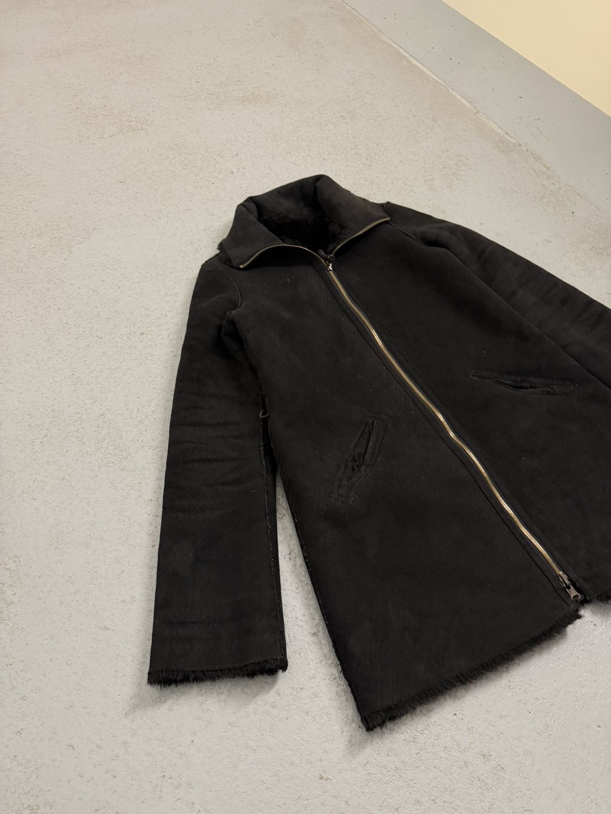 Armani Armani Jeans Fur /Suede Reversible Coat Size L / US 10 / IT 46 - 22 Thumbnail