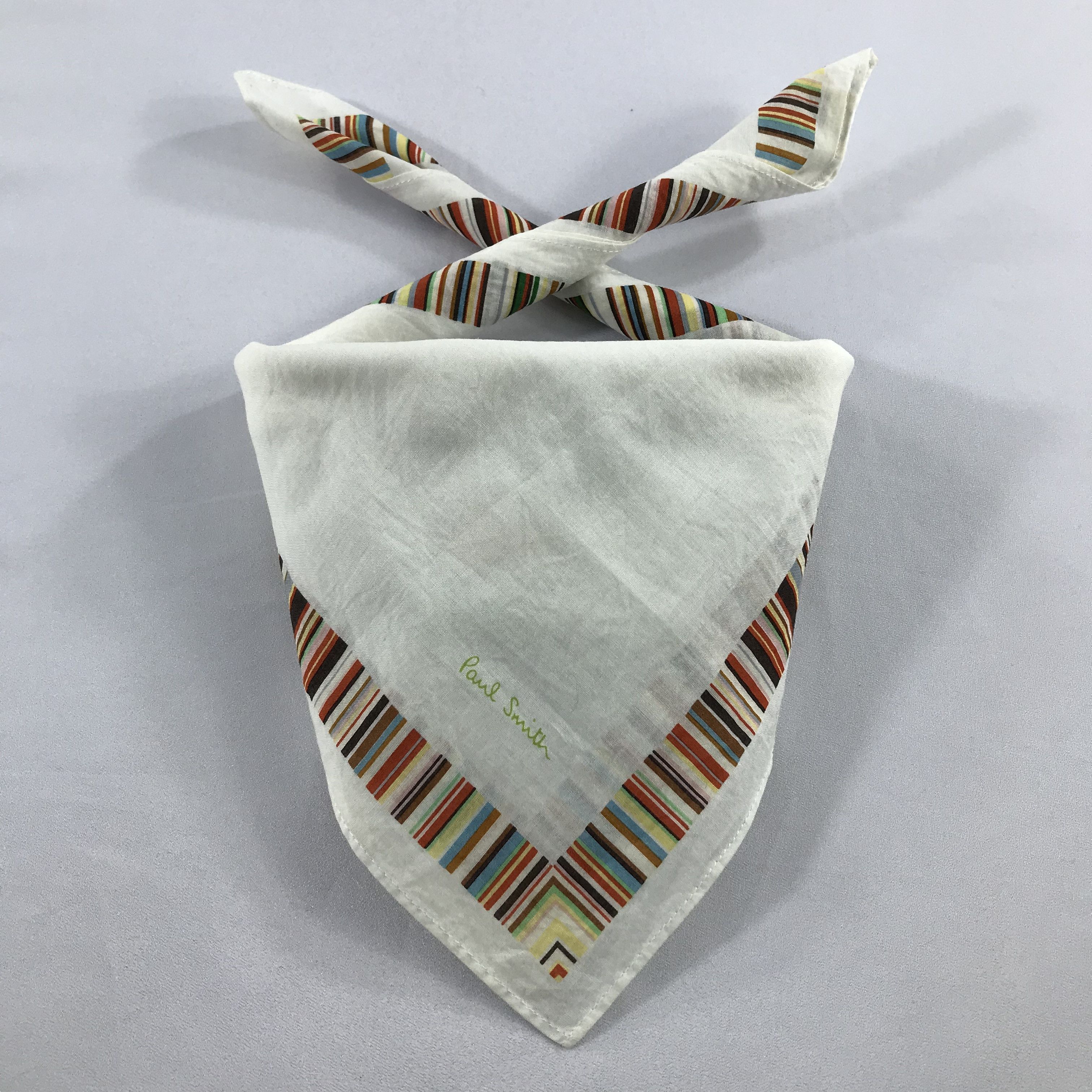 Paul Smith × Vintage Paul Smith Bandana / Handkerchief / Neckerchief - S2318 Size ONE SIZE - 3 Thumbnail