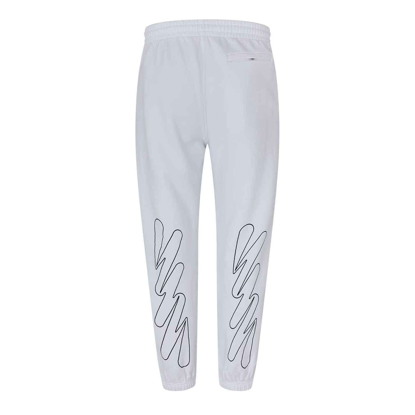 Off-White o1g2r1mq0226 Wave Swap Slim Fit Sweatpants & Joggers White Size US 28 / EU 44 - 2 Thumbnail