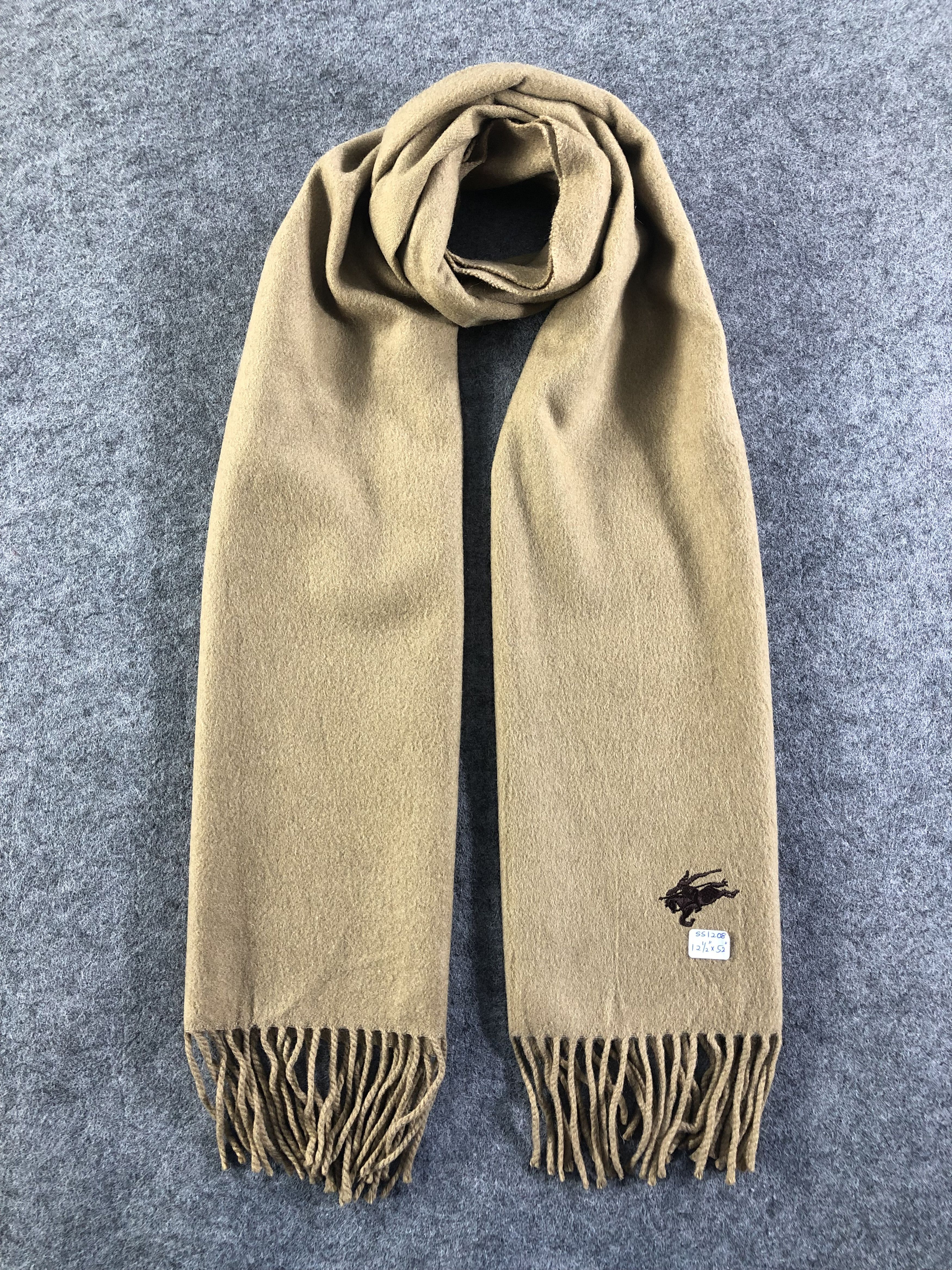 Burberry Burberry Pure Cashmere Scarf / Muffler / Neckwear Size ONE SIZE - 1 Thumbnail