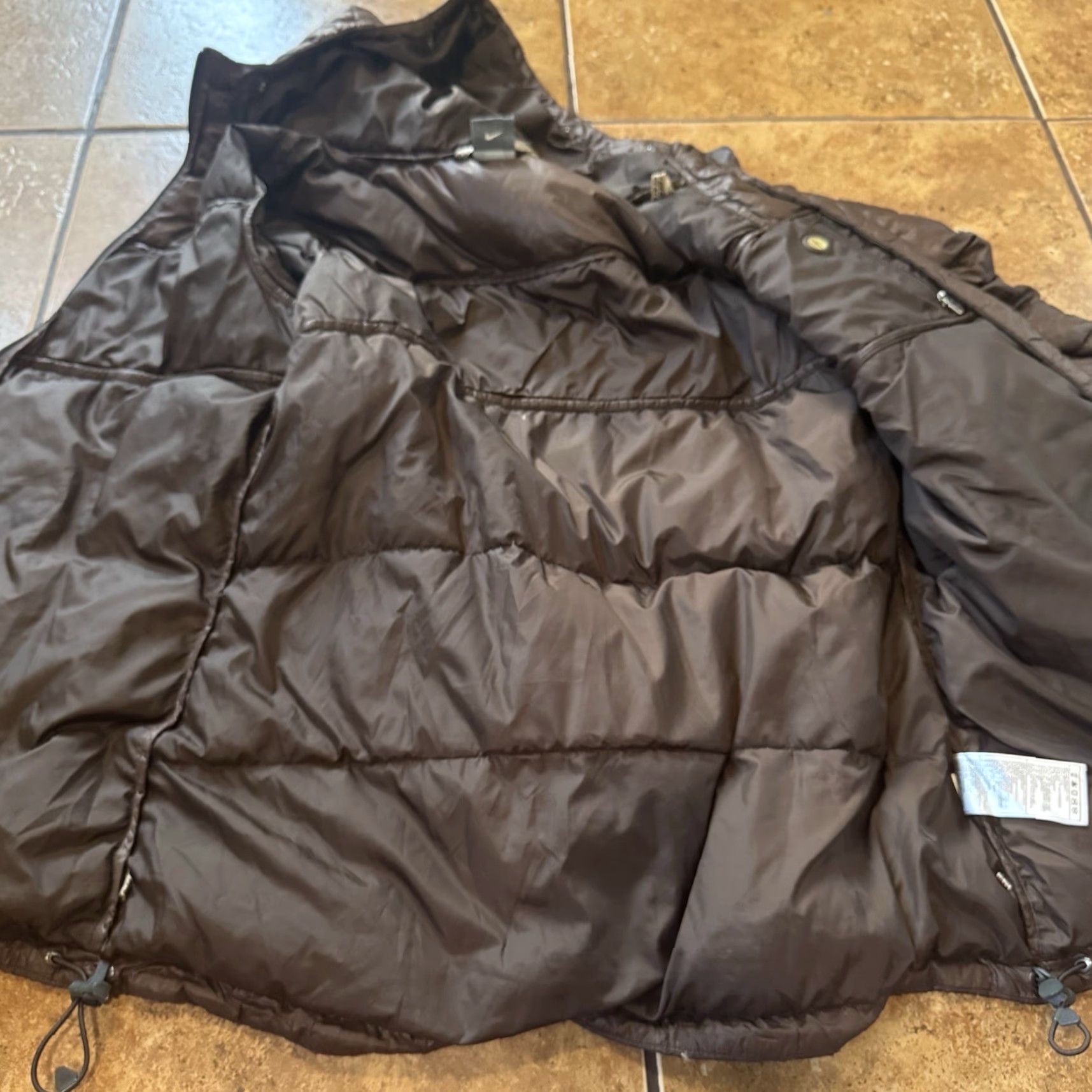 Nike ACG Nike ACG Goose Down Puffer Jacket Women’s XL Brown Zip Hooded Seasonal Outdoor Minimalist 550 Fill Size XL / US 12-14 / IT 48-50 - 5 Thumbnail