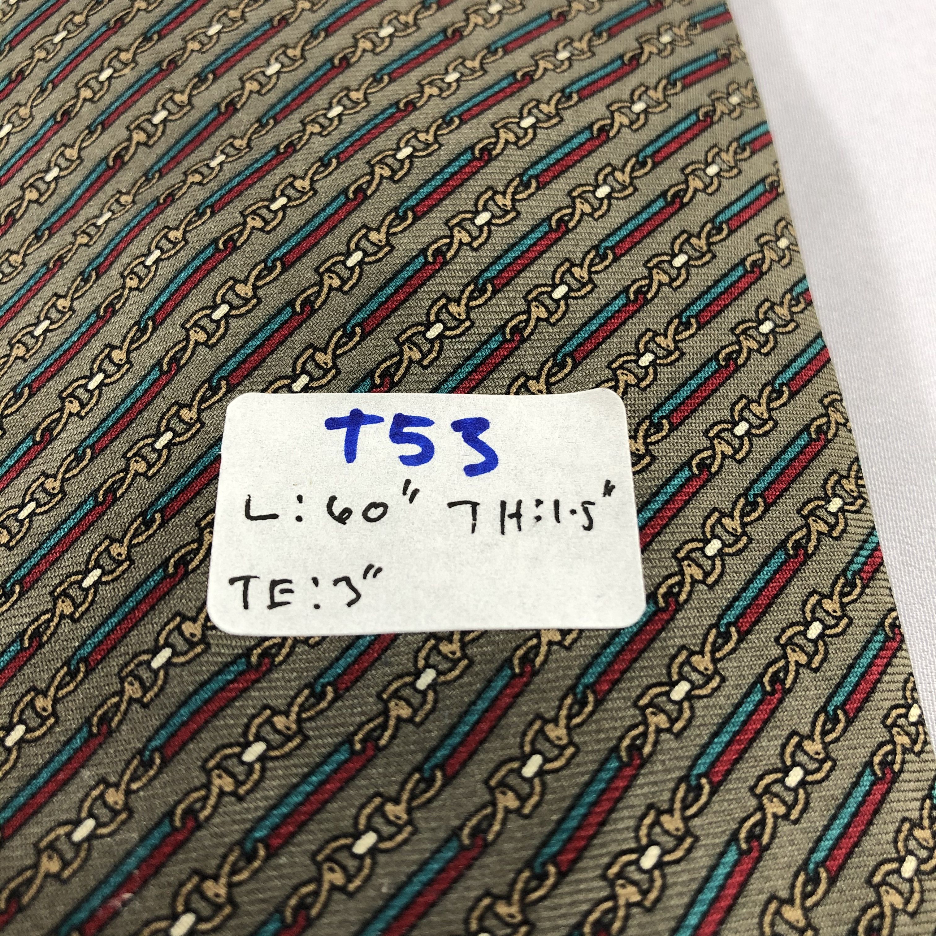 Vintage CeLIne Silk Neck Ties T53 Size ONE SIZE - 8 Thumbnail