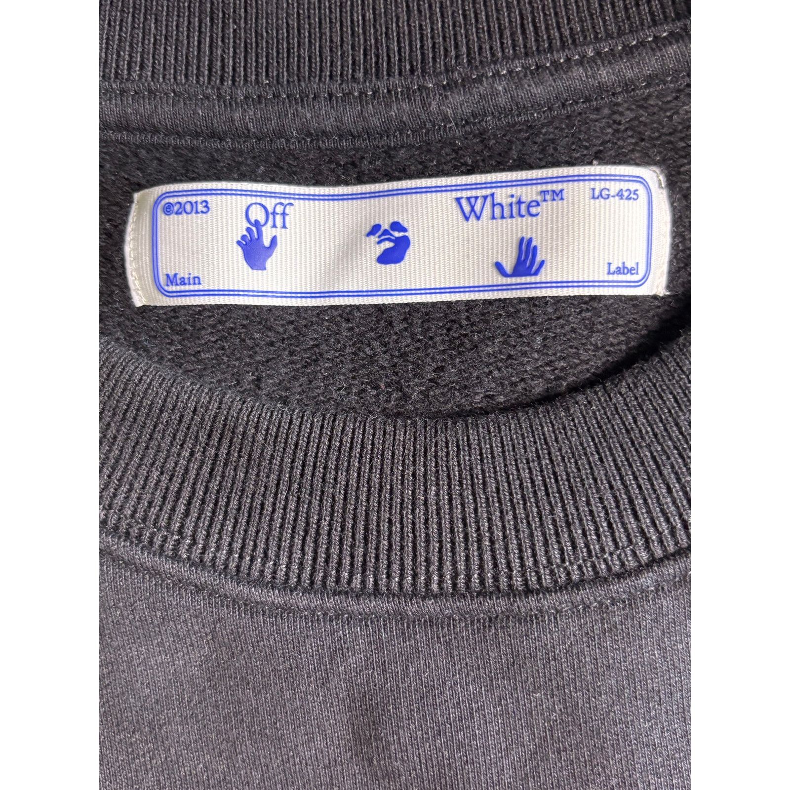 Off-White 2020 Off-White Caravaggio Painting Slim Crewneck Sweatshirt Size US XXS / EU 40 - 8 Thumbnail