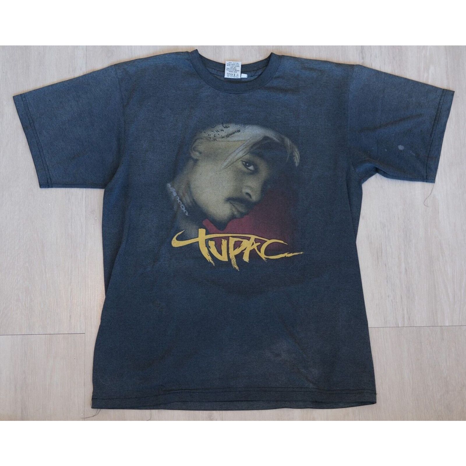 Other Vintage 1990s Vision Rock Wear Tupac Graphic Tee Large Size US L / EU 52-54 / 3 - 1 Thumbnail