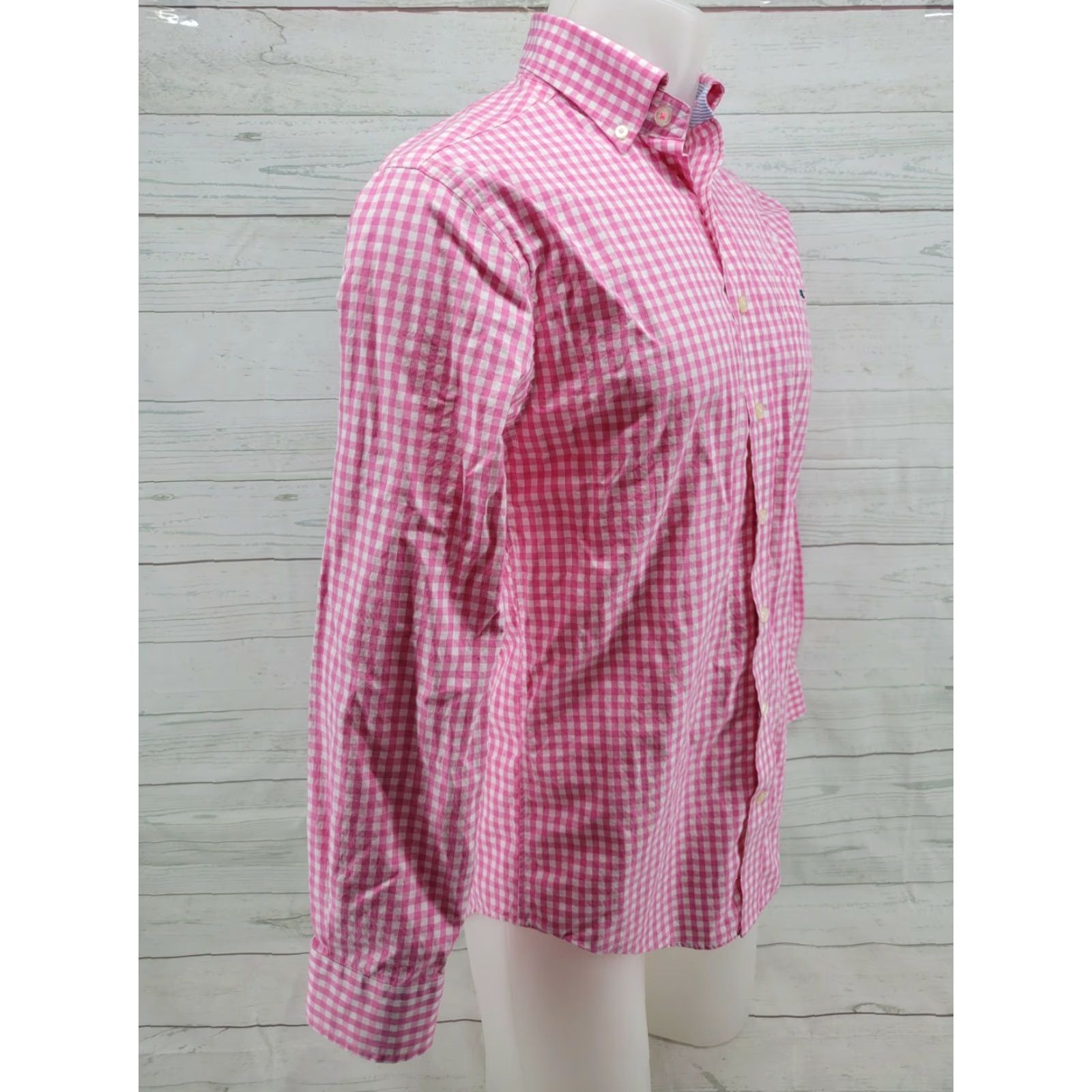 Vineyard Vines Vineyard Vines Tucker Shirt Button-Up Long Sleeve SMALL Pink Checkered Men’s Shirt Size US S / EU 44-46 / 1 - 4 Thumbnail