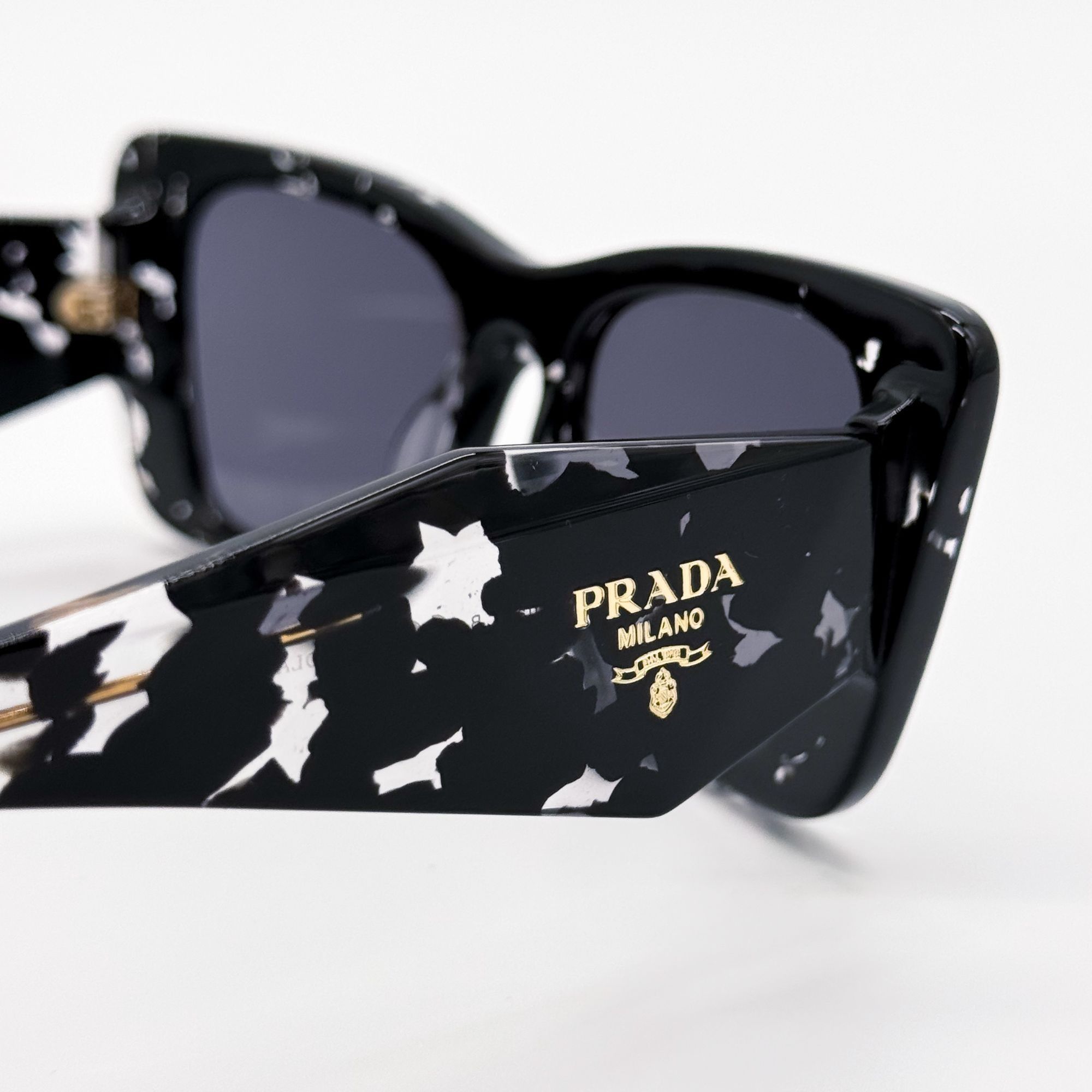 Prada NEW PRADA SUNGLASSES PR08YS 15S5Z1 BLACK PR 08YS, SPR 08Y Size ONE SIZE - 6 Thumbnail