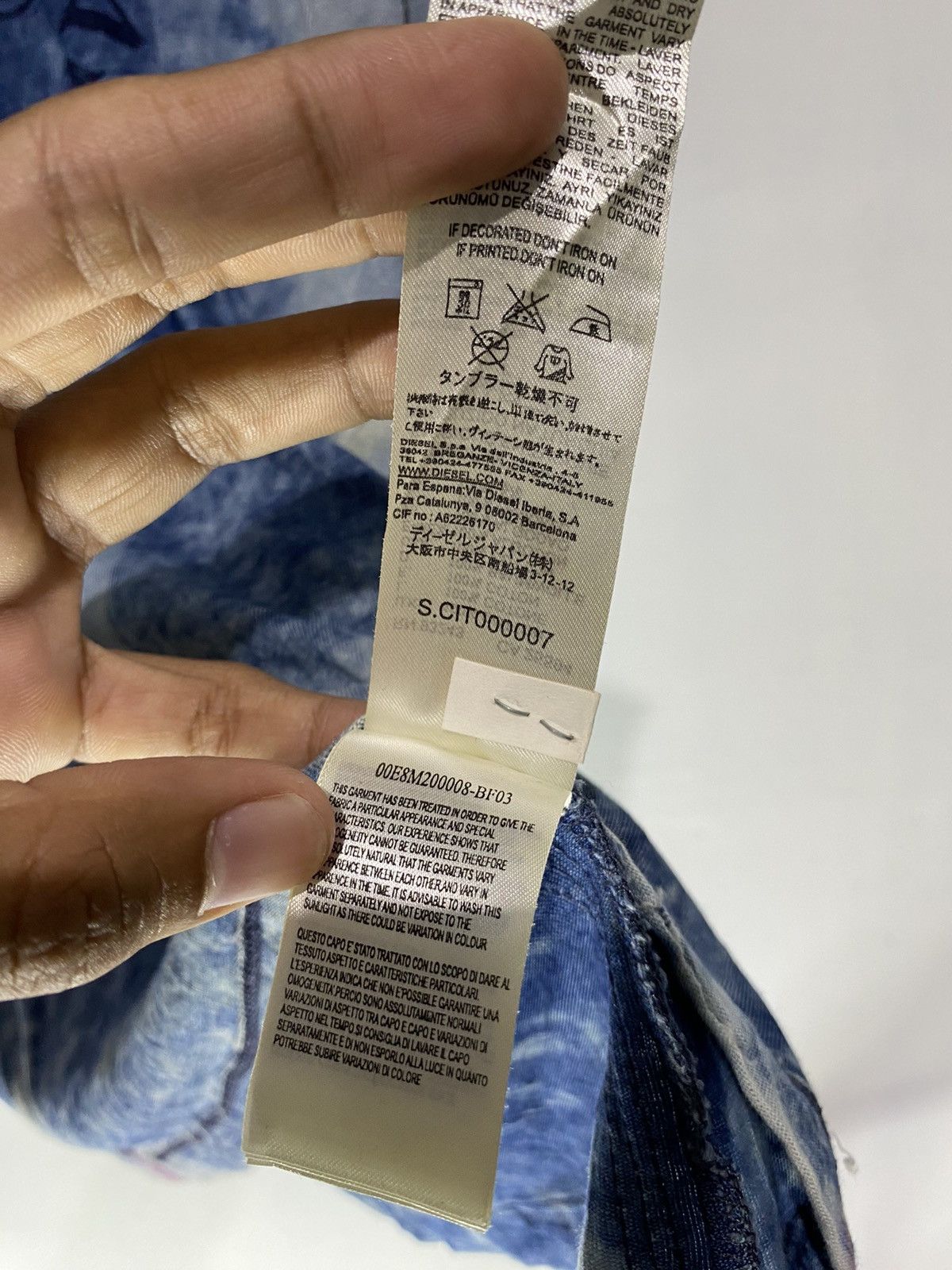 Diesel × If Six Was Nine × Japanese Brand 2000s diesel distressed punk tie dye tee Size US XL / EU 56 / 4 - 8 Thumbnail