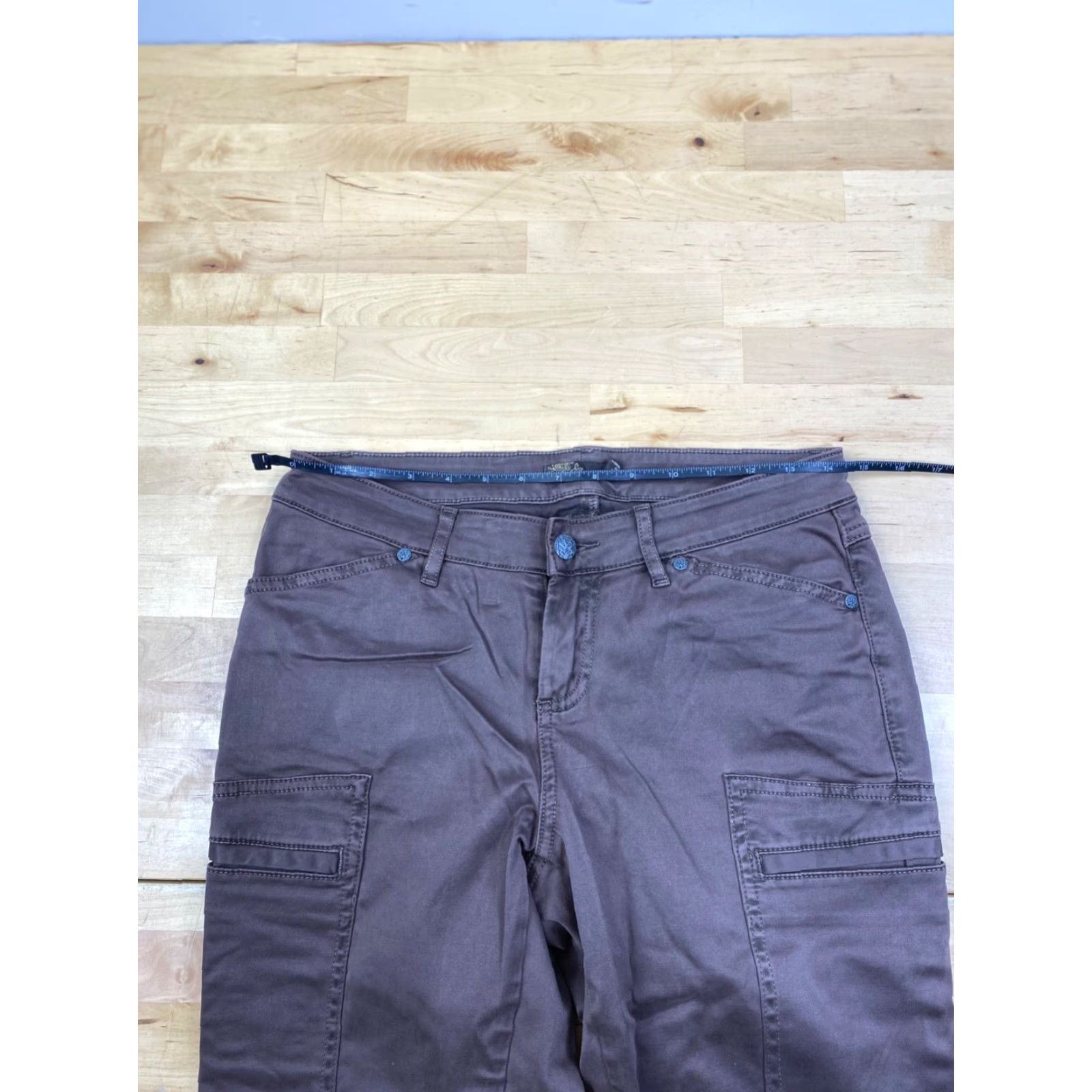 Prana prAna Louisa Cargo Pants Womens 4 Brown Casual Outdoor Hiking Camping Cargo Pants Slim Skinny Pockets Stretch Regular Pants Women 4 Brown Nature Size 27" / US 4 / IT 40 - 6 Thumbnail