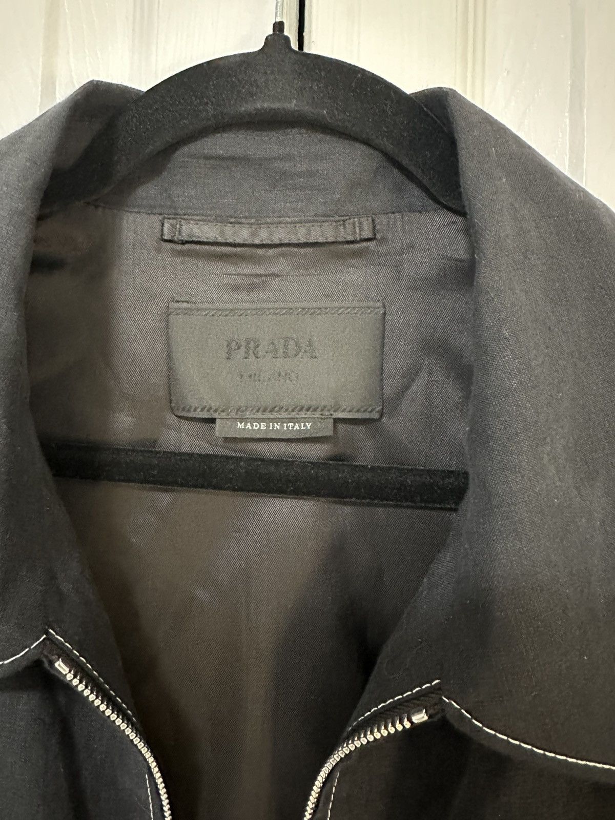 Prada PRADA POPELINE BLOUSON Jacket Size US S / EU 44-46 / 1 - 6 Thumbnail